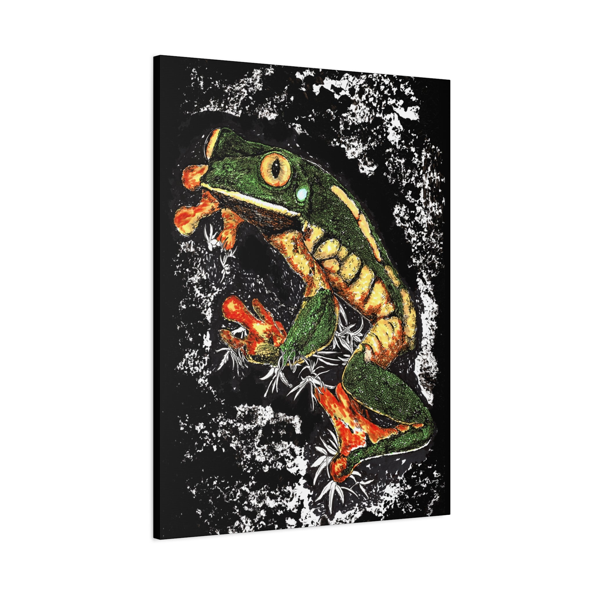 Frog Wall Art Print of the Original, hand drawn wall art