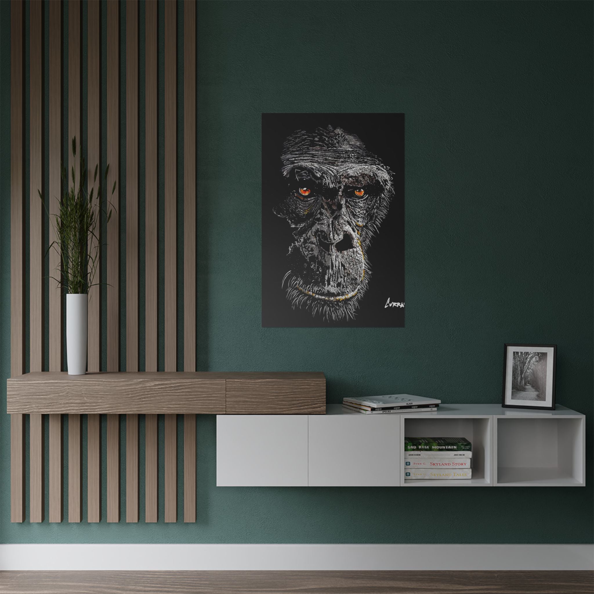 Gorilla Art Satin Poster - 300gsm | Bold Animal Wall Décor