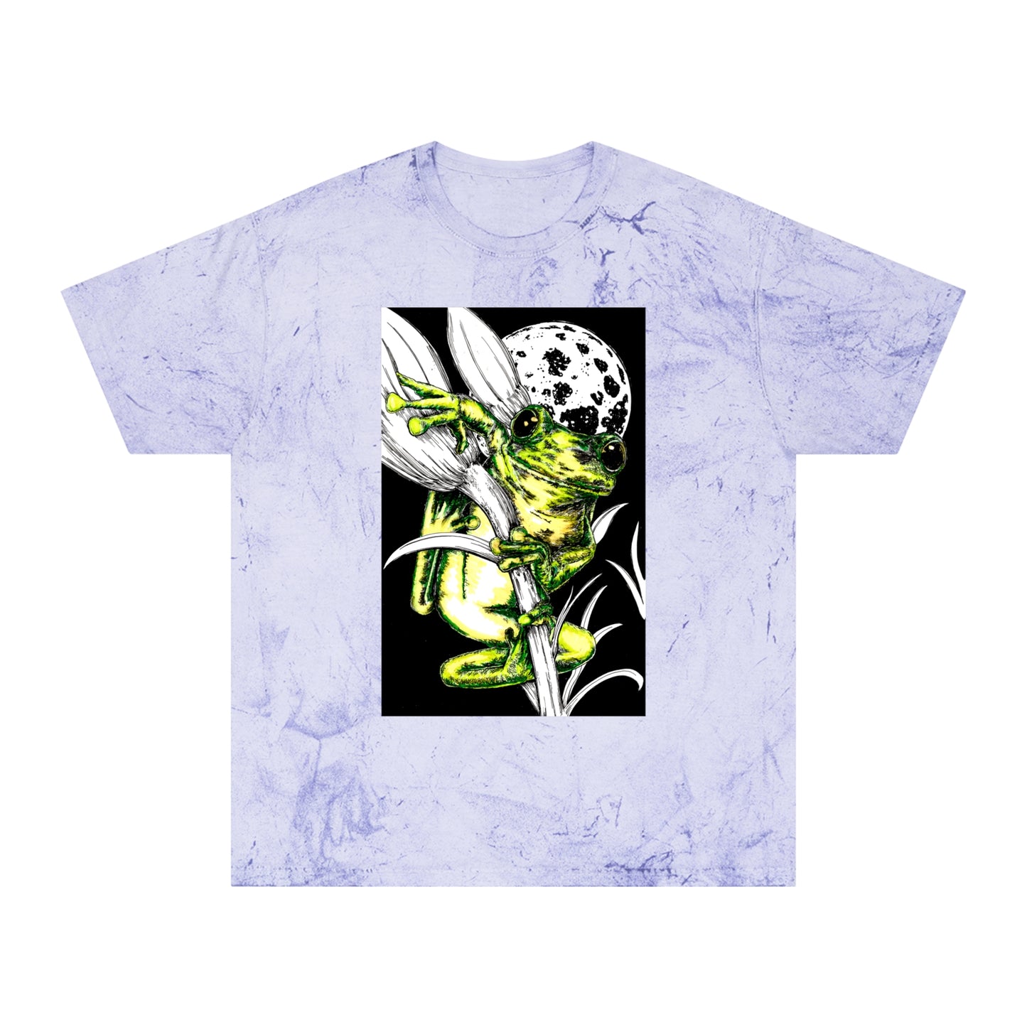 Colorful Frog Art Unisex T Shirt Vibrant Nature Design