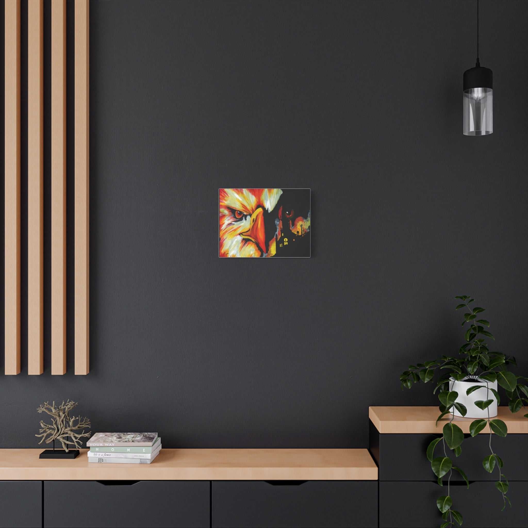 Phoenix Canvas Print, print of my Original hand painted art