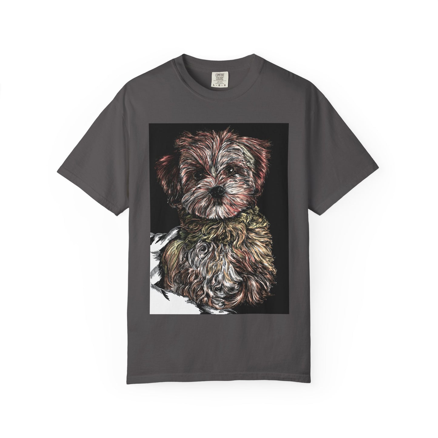 Puppy Art Unisex Garment-Dyed T-Shirt – Original Hand-Drawn