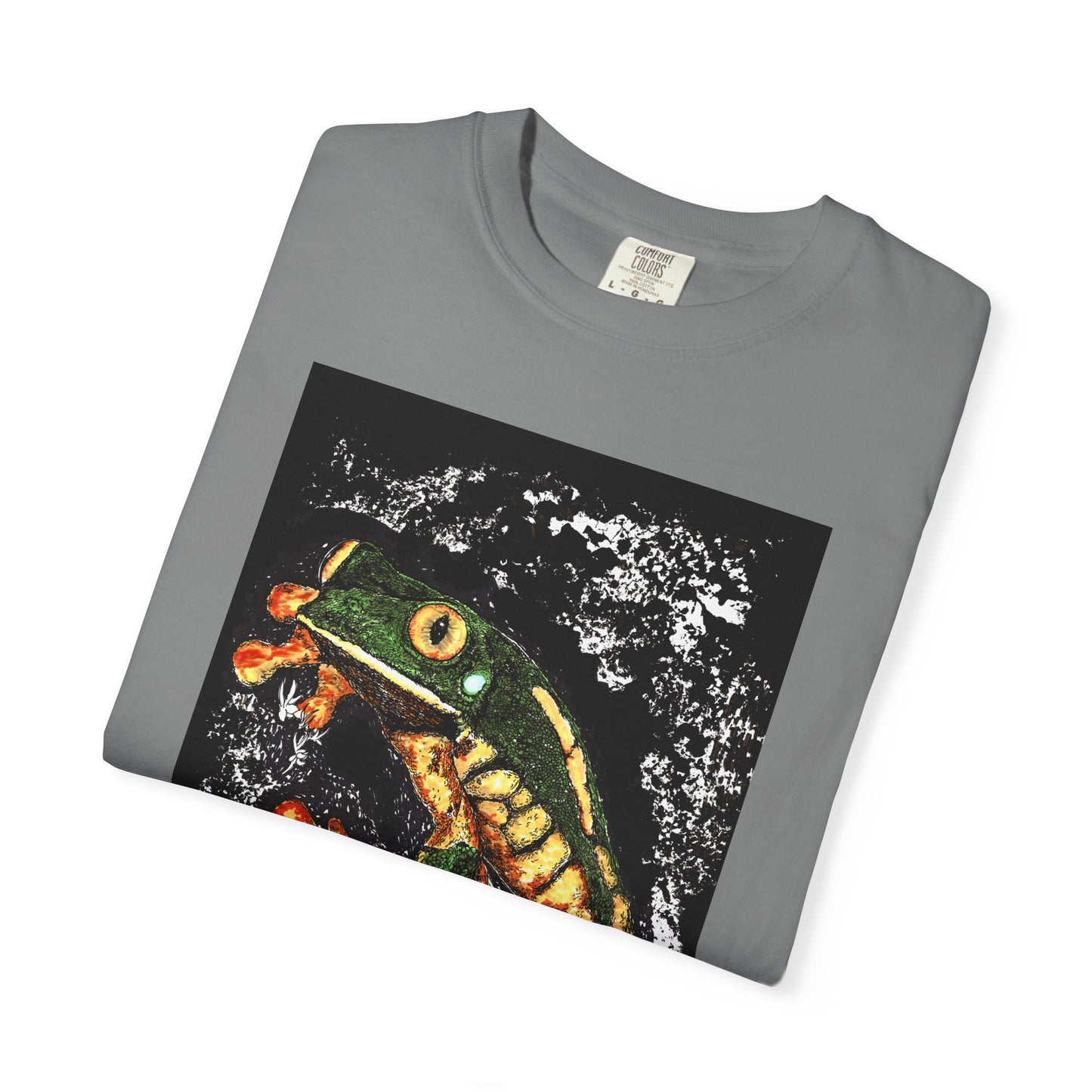 Colorful Frog Unisex T-shirt - Eco-Friendly Art Tee
