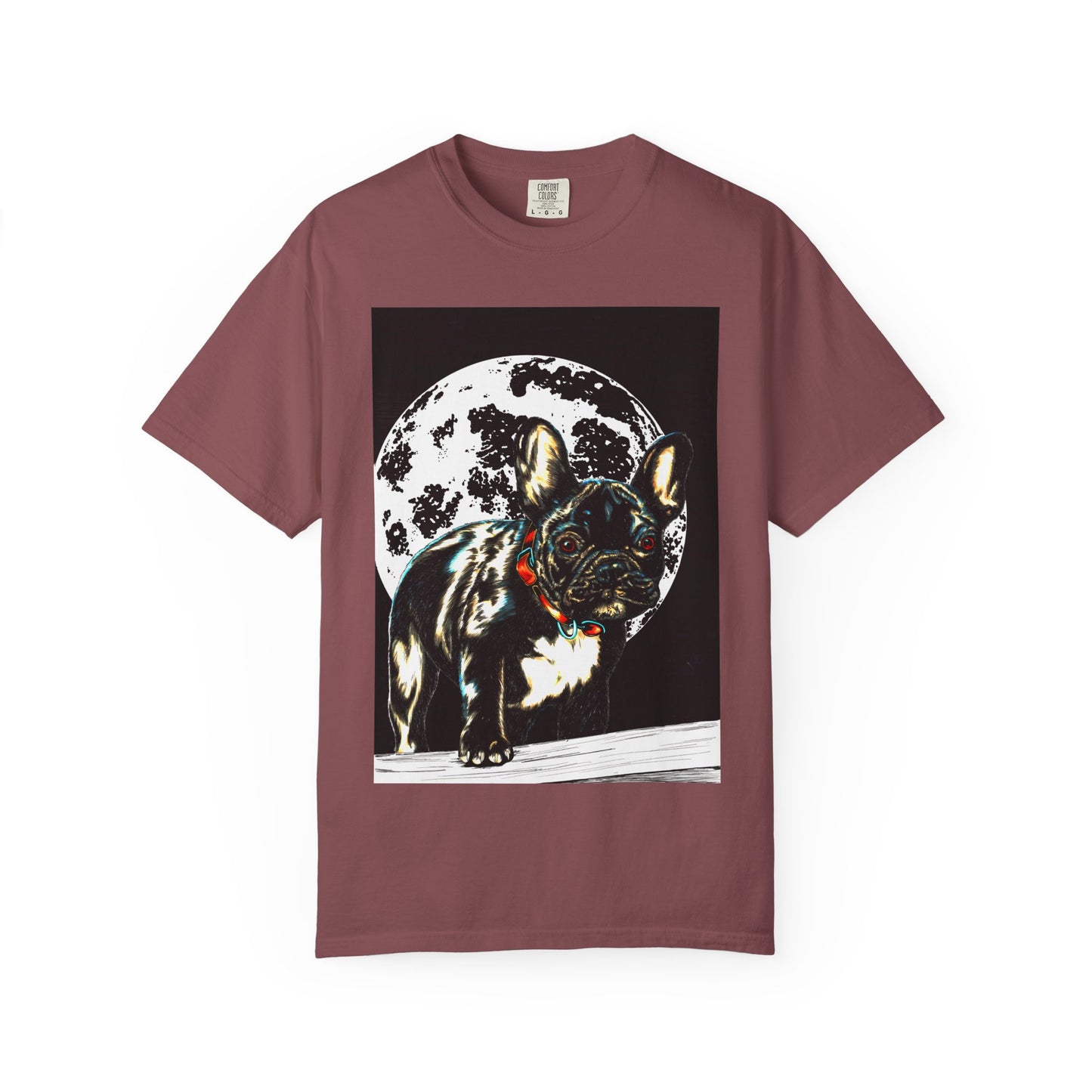 Moonlit French Bulldog Unisex T-Shirt - Pet Lovers Gift