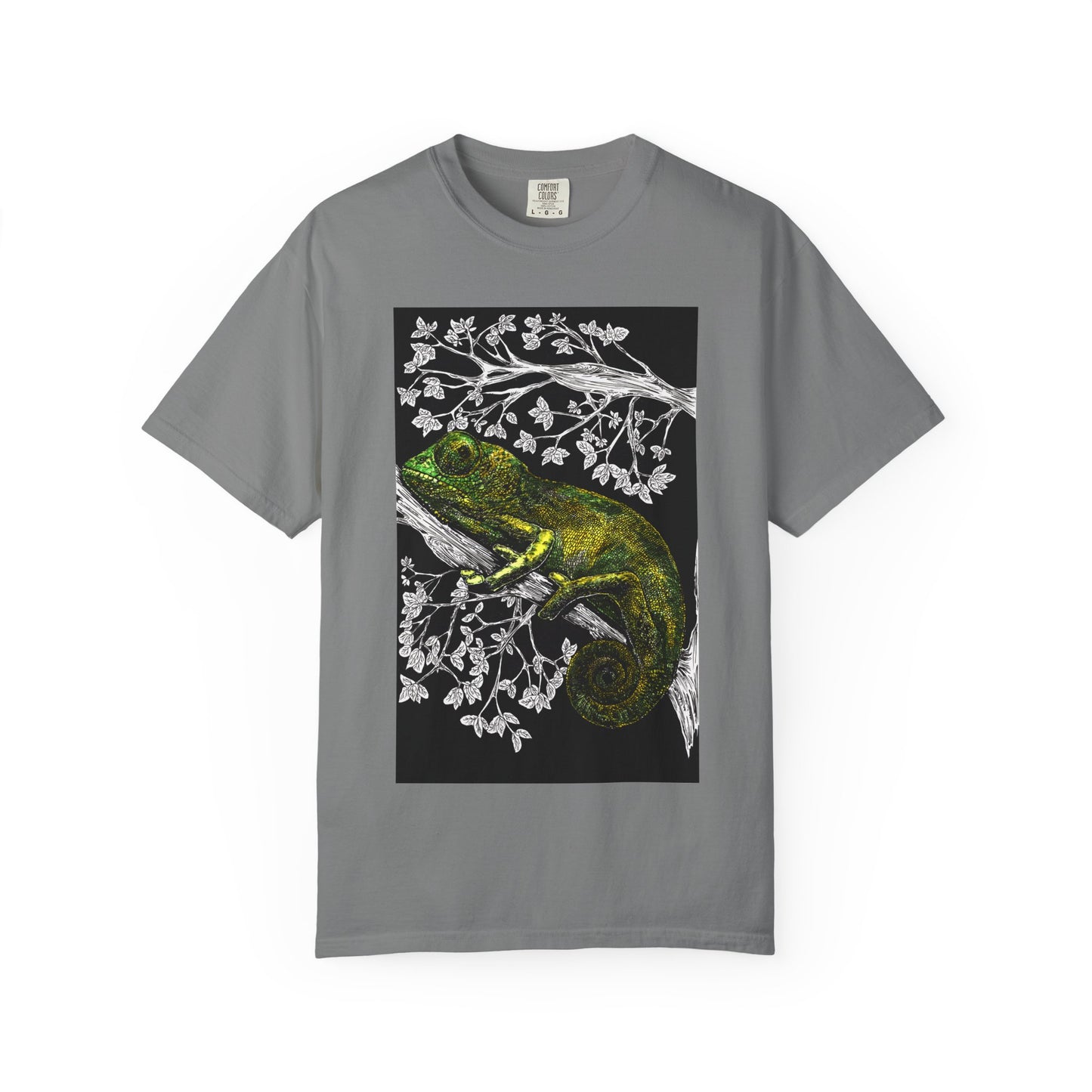 Chameleon Art Unisex Garment-Dyed T-Shirt - Nature Lover's