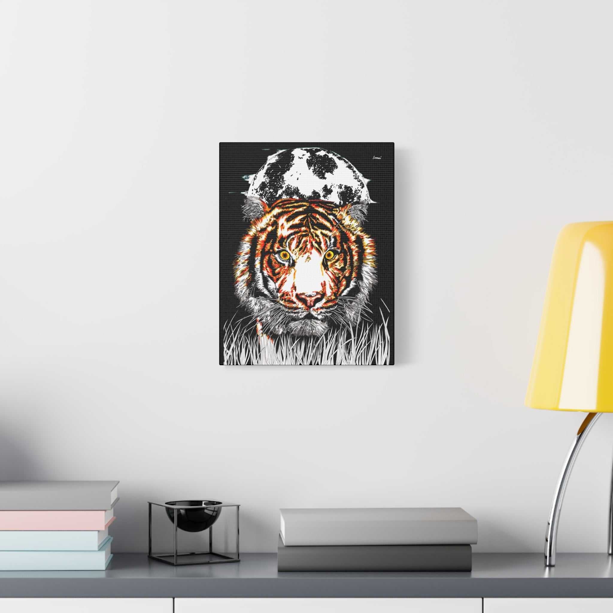 Add a touch of fierce beauty to your space with our Tiger Wall Art Print of the Original, hand drawn wall art. Elevate your decor today!