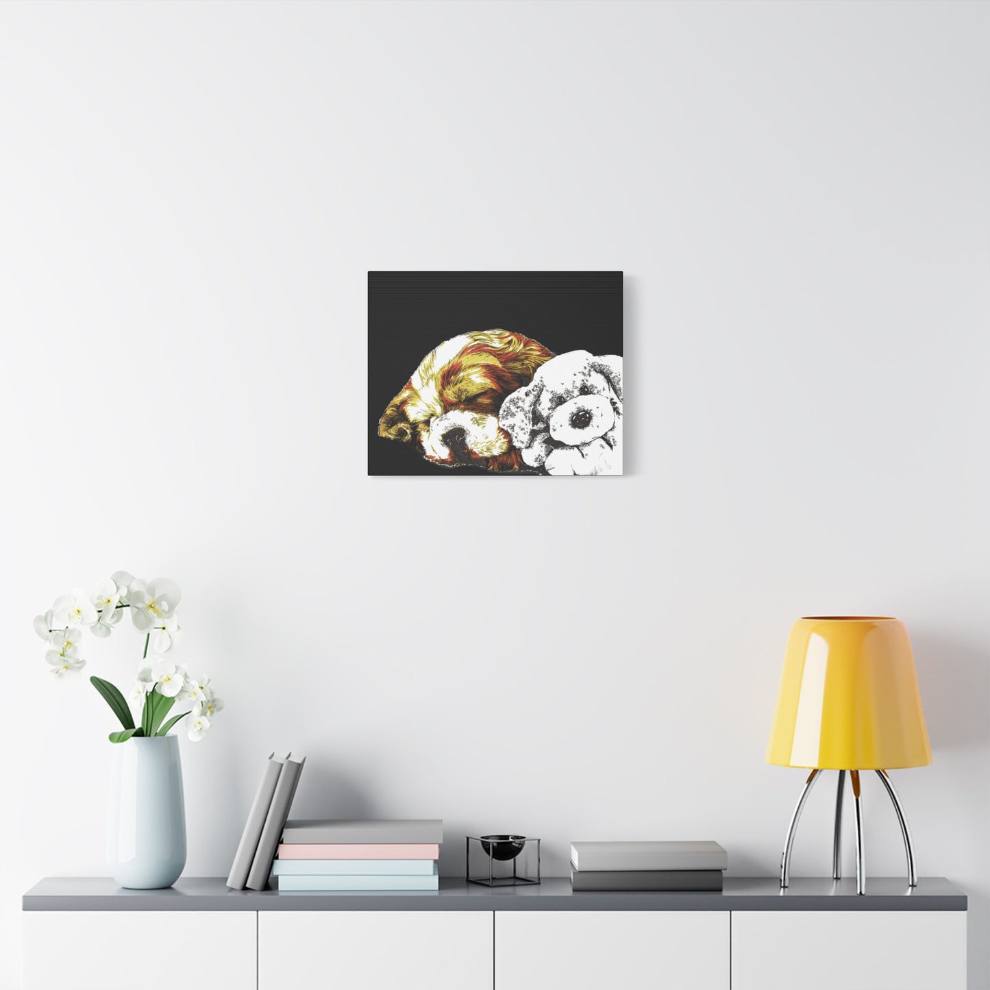 Cocker Spaniel Puppy Print, Hand-Drawn Dog Art