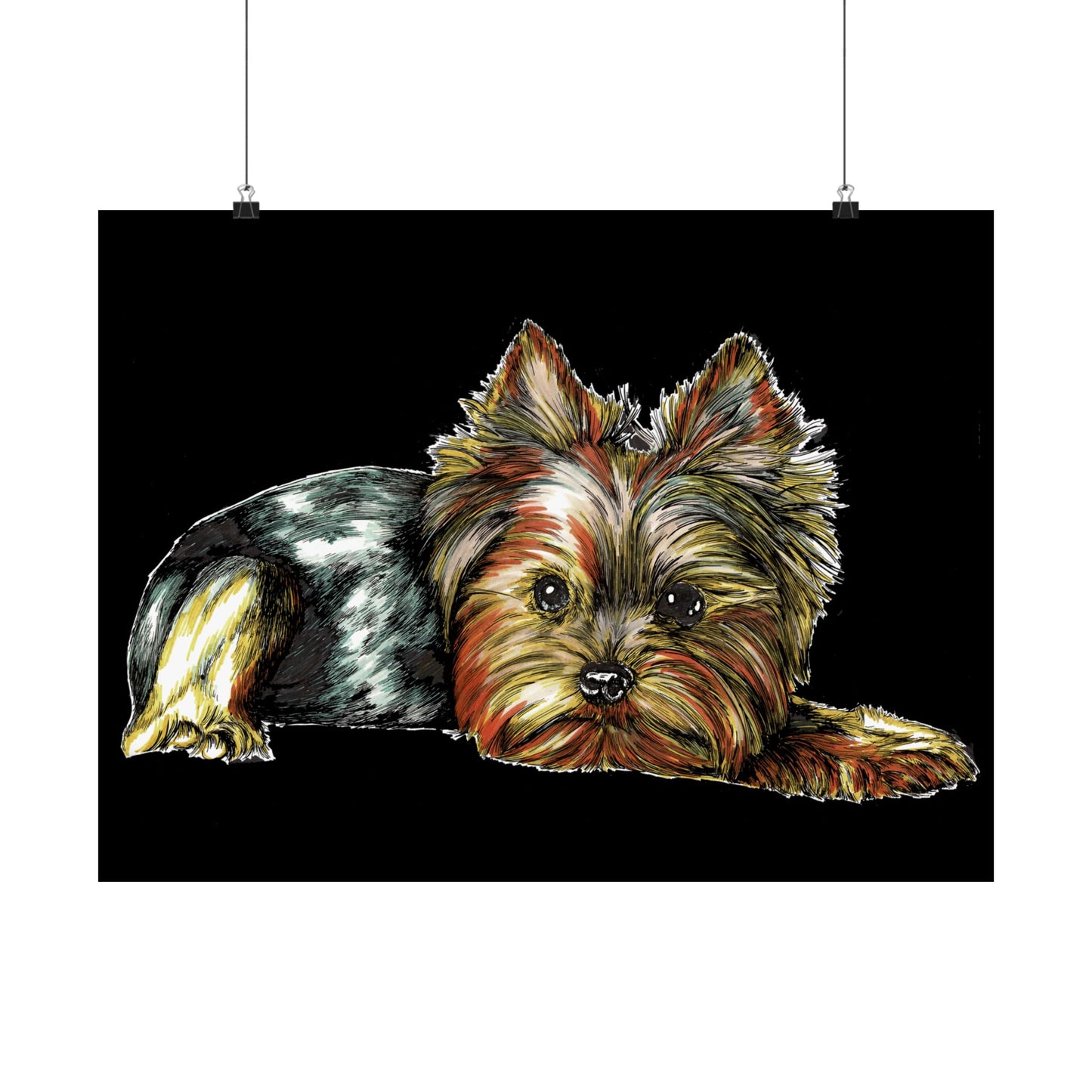 Yorkshire Terrier Satin Poster
