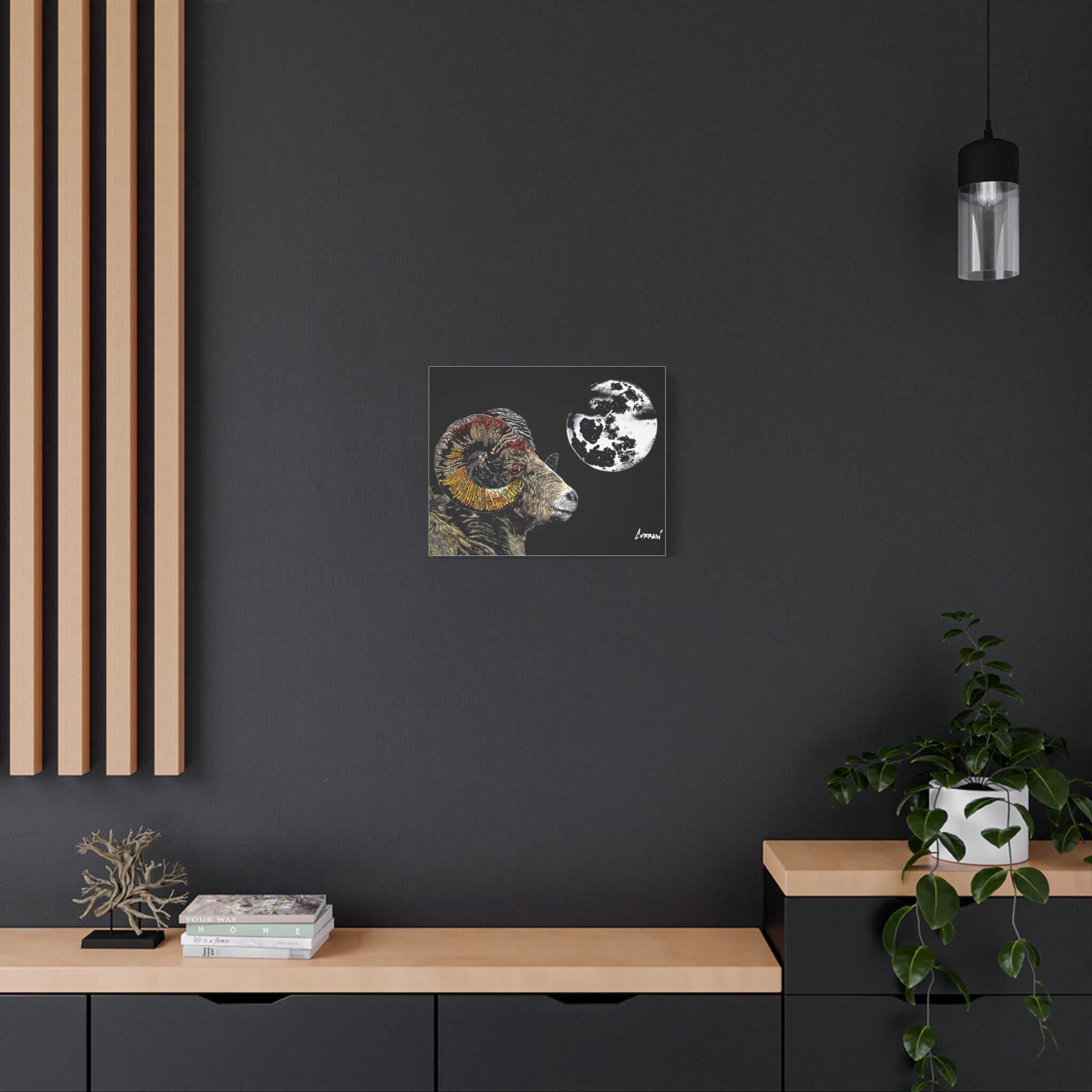Mountain Ram Canvas Print - Art Print on Stretched Canvas