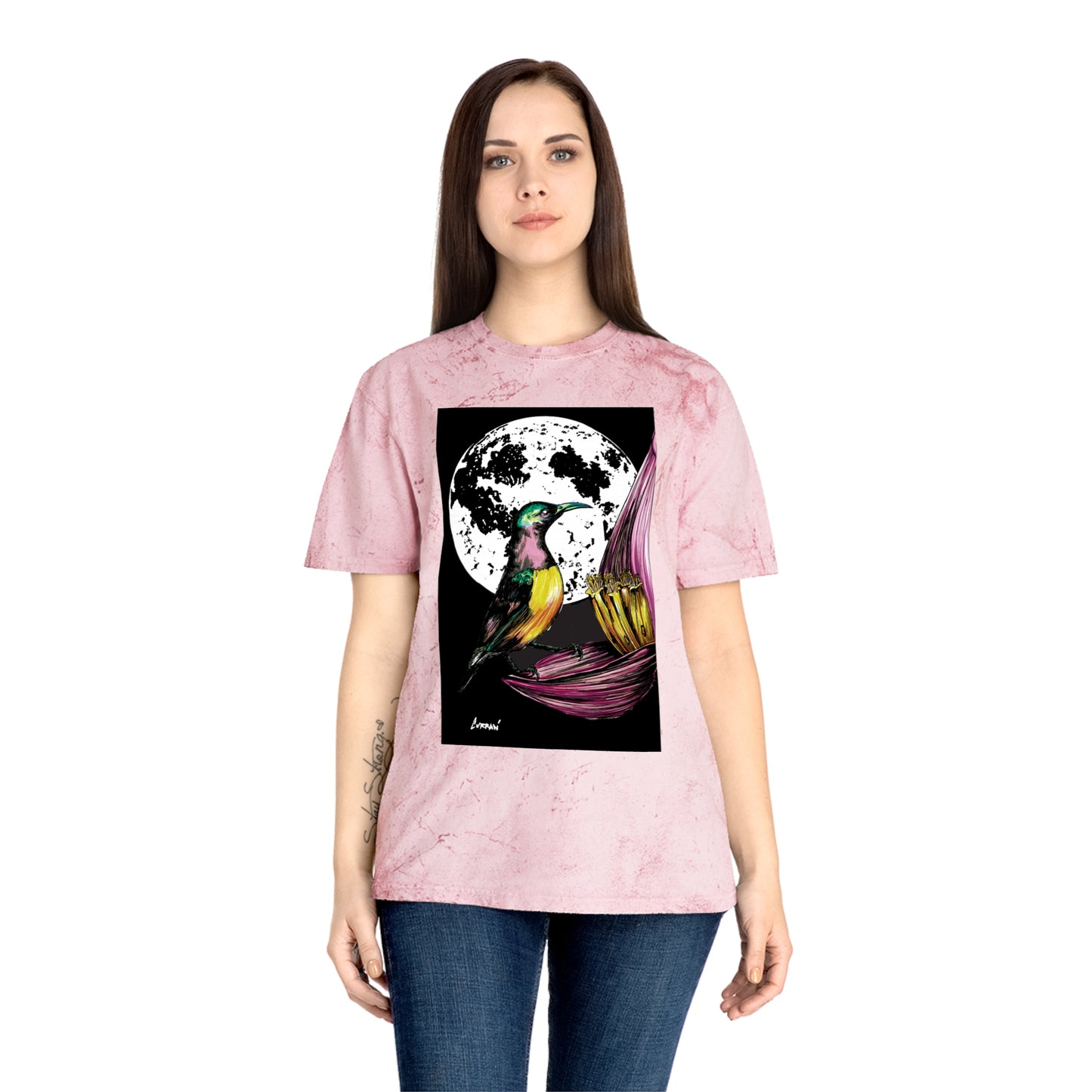 Colorful Hummingbird Art Unisex T Shirt Nature Design
