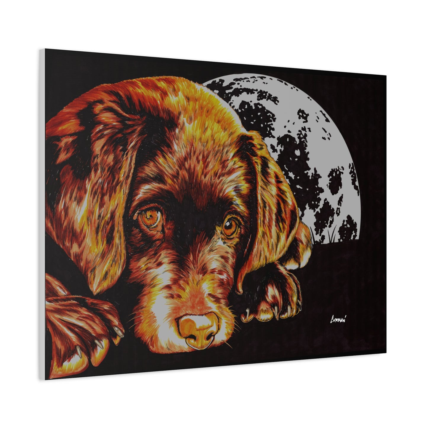 Chocolate Lab Puppy Wall Art Print of the Original