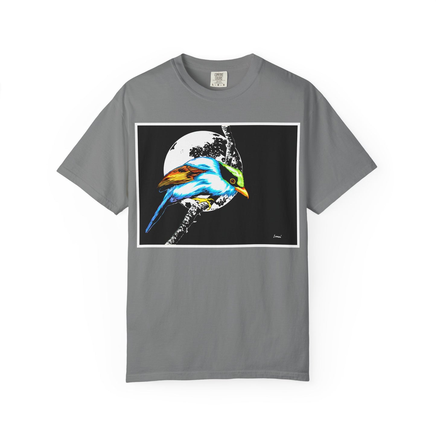 Colorful Bird Graphic Unisex T-Shirt - Nature Lover Apparel