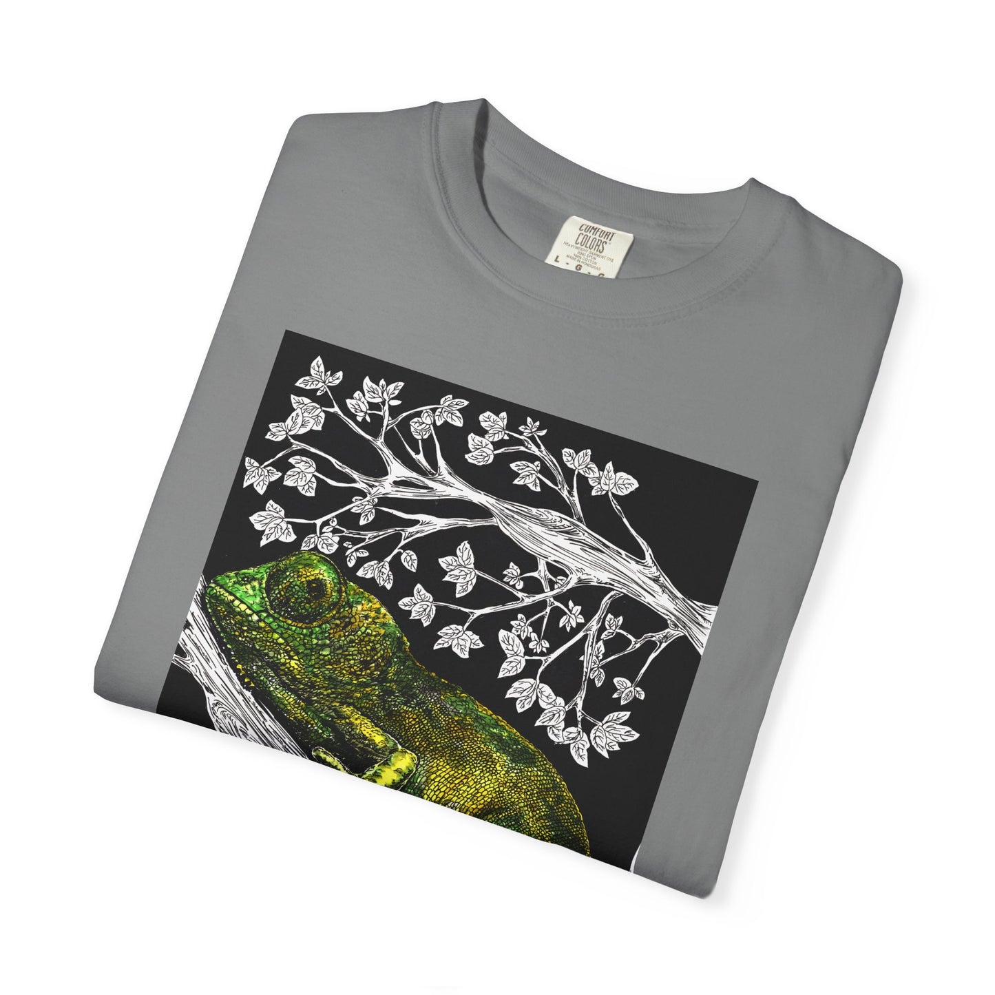 Chameleon Art Unisex Garment-Dyed T-Shirt - Nature Lover's