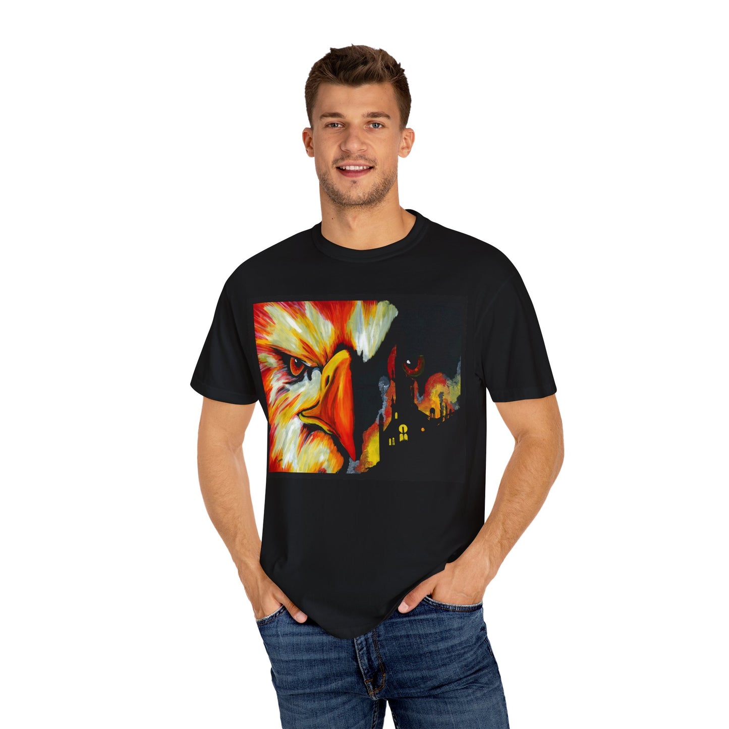 Mythical Phoenix Unisex T-Shirt - Eye-Catching Graphic Tee