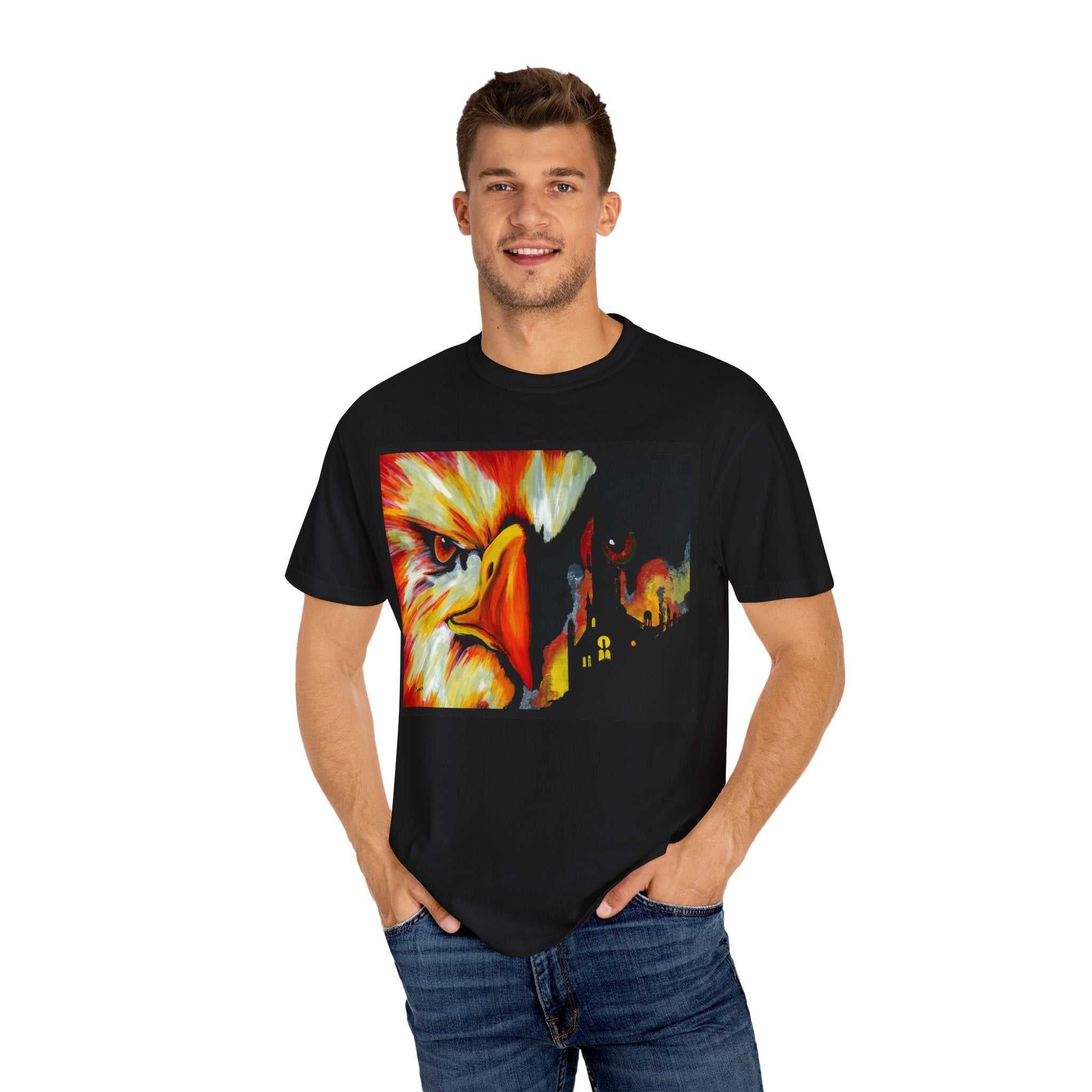 Mythical Phoenix Unisex T-Shirt - Eye-Catching Graphic Tee