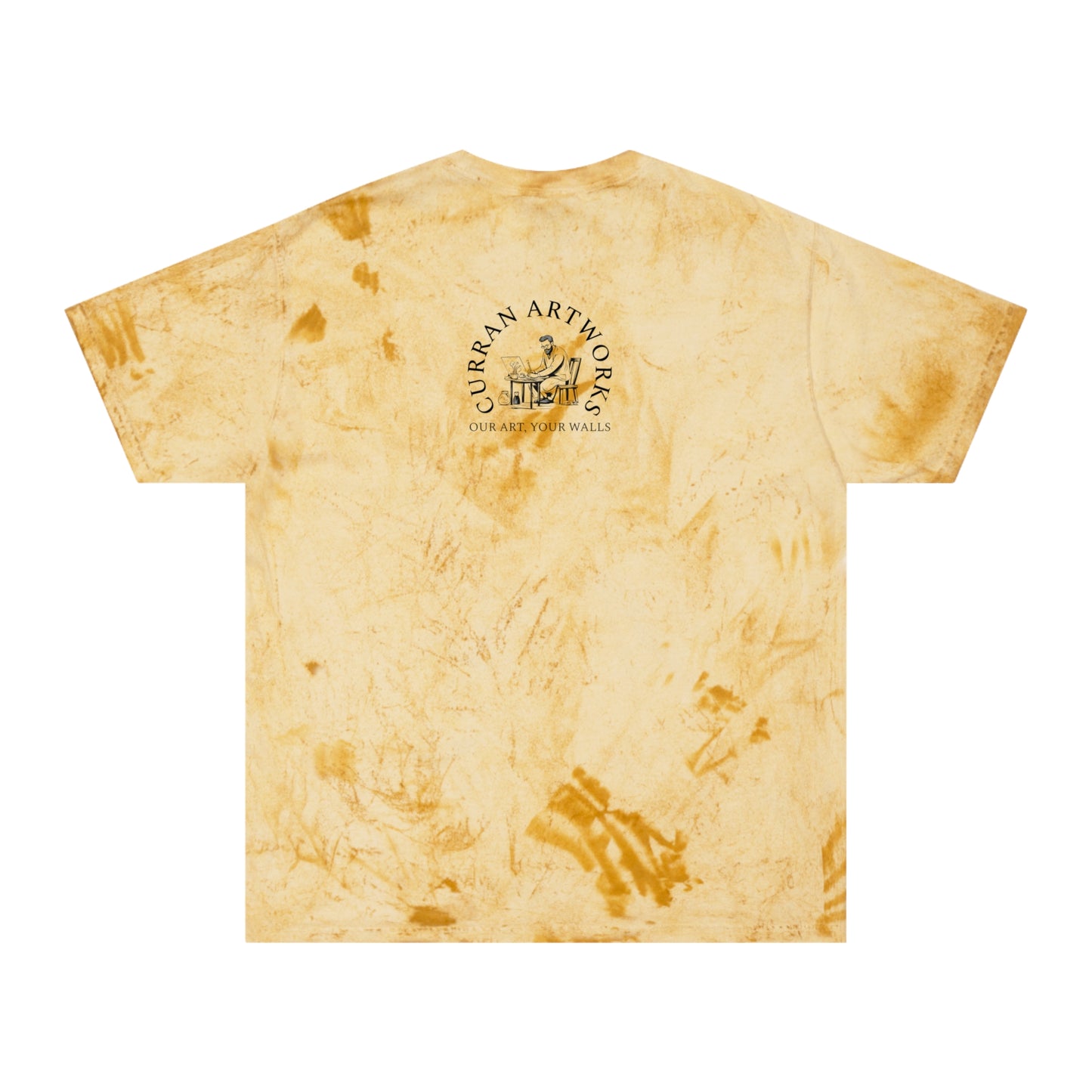 Color Blast T-Shirt with Dog Design - Unisex Moonlit Pet Tee