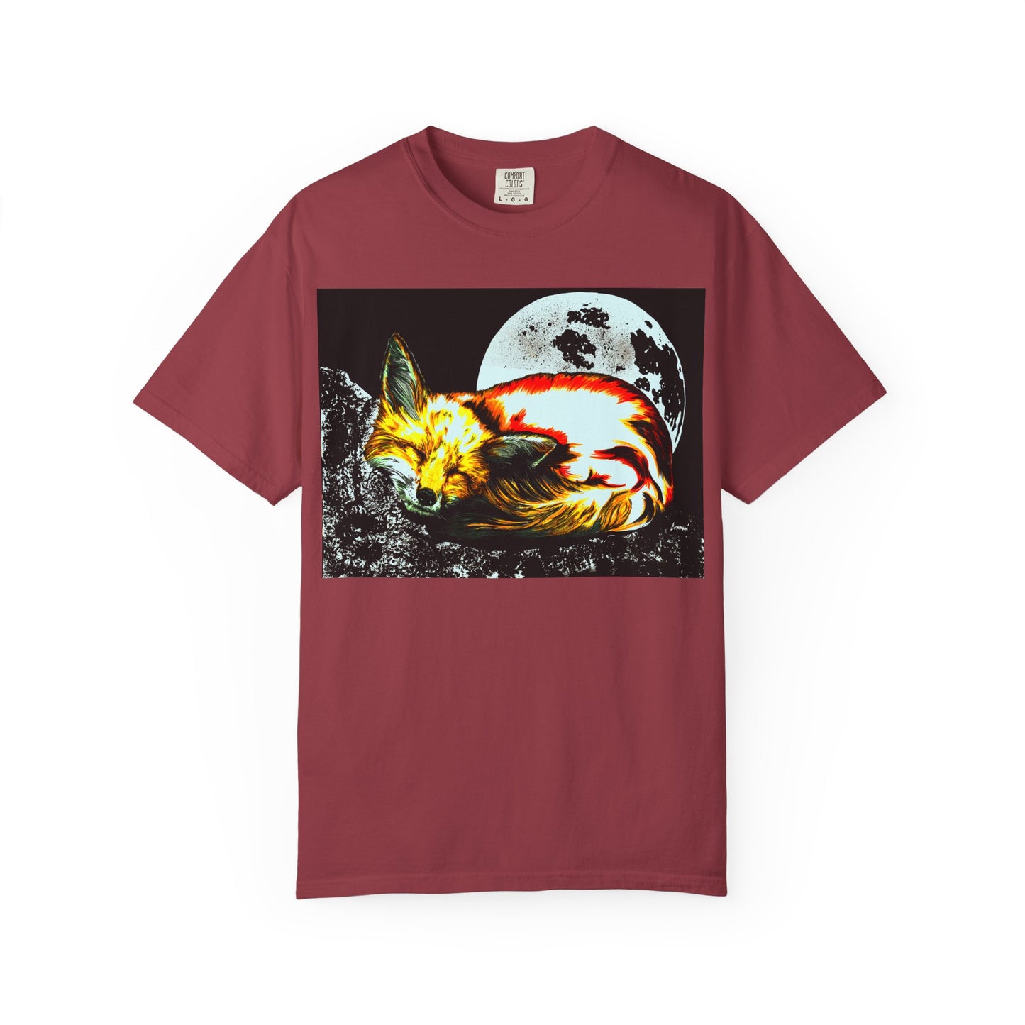 Dreamy Red Fox Graphic Unisex T-Shirt - Night Vibes