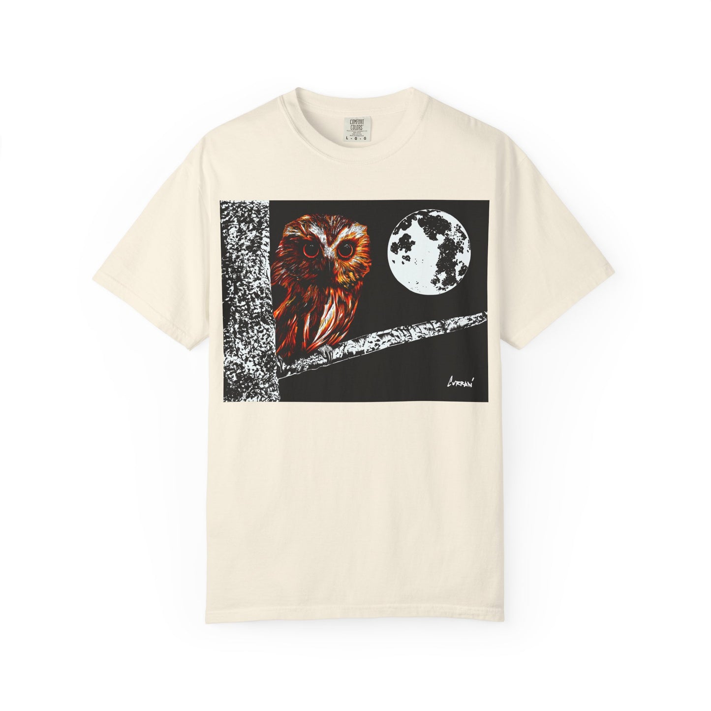 Moonlit Owl Unisex T-Shirt - Nature-Inspired Graphic Tee