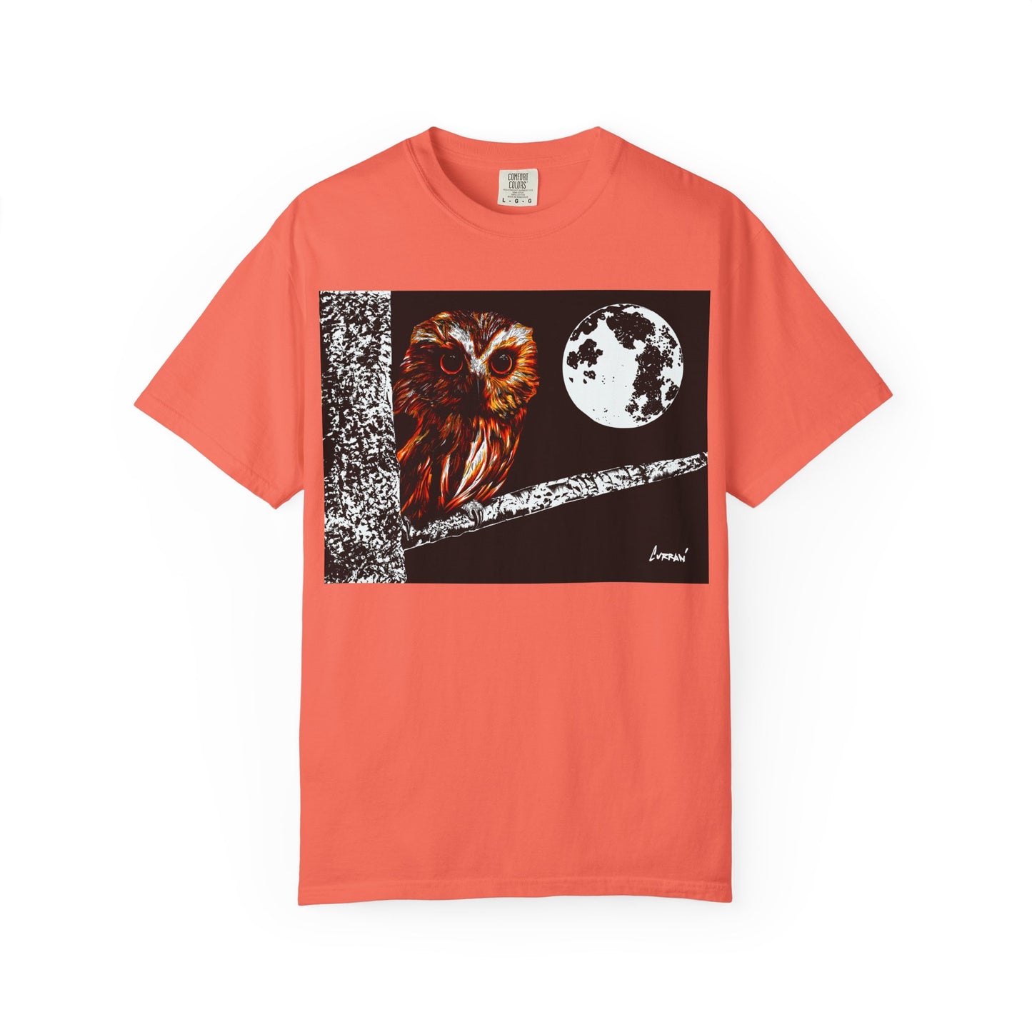 Moonlit Owl Unisex T-Shirt - Nature-Inspired Graphic Tee