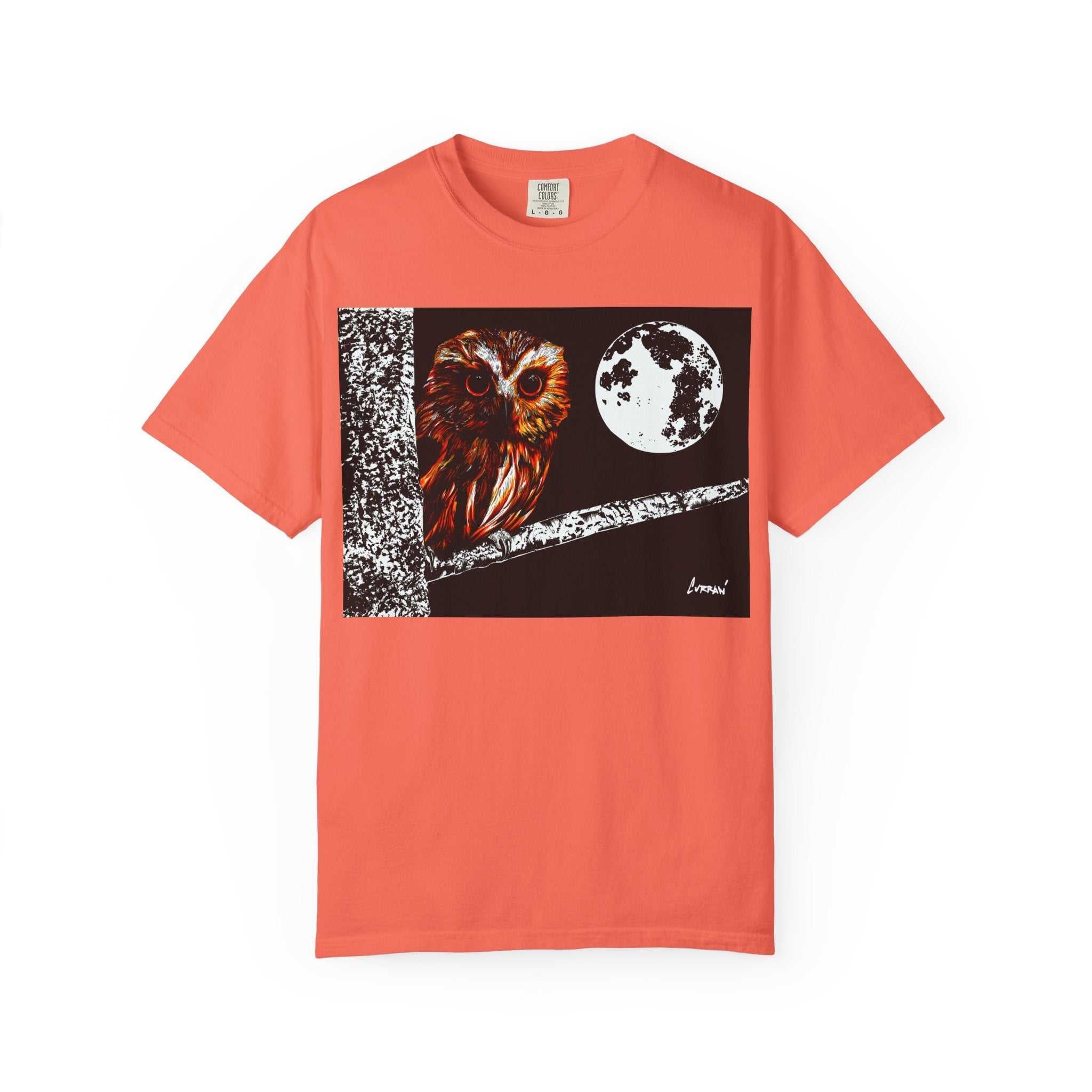 Moonlit Owl Unisex T-Shirt - Nature-Inspired Graphic Tee
