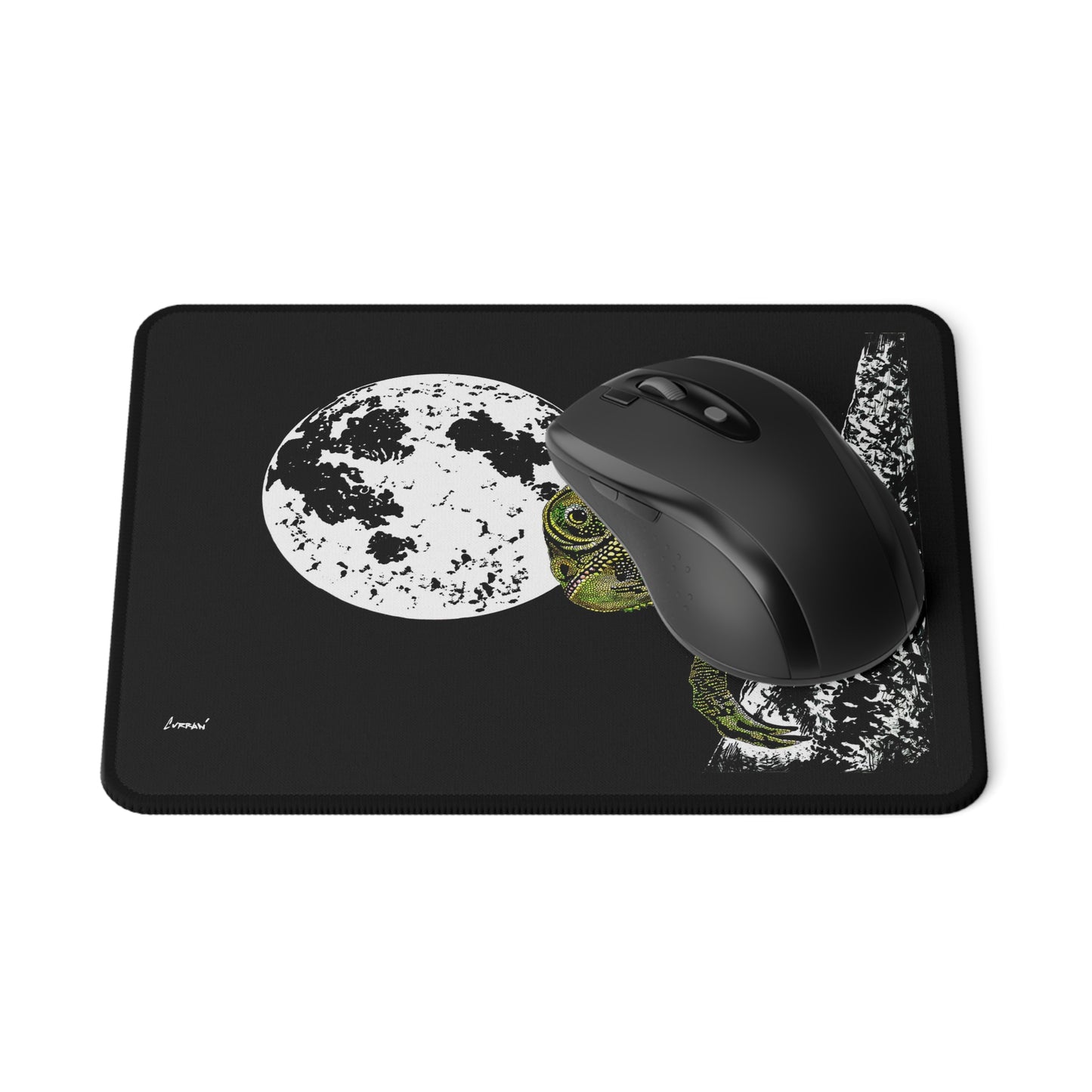 Chameleon Gaming Mouse Pad featuring Original Art
