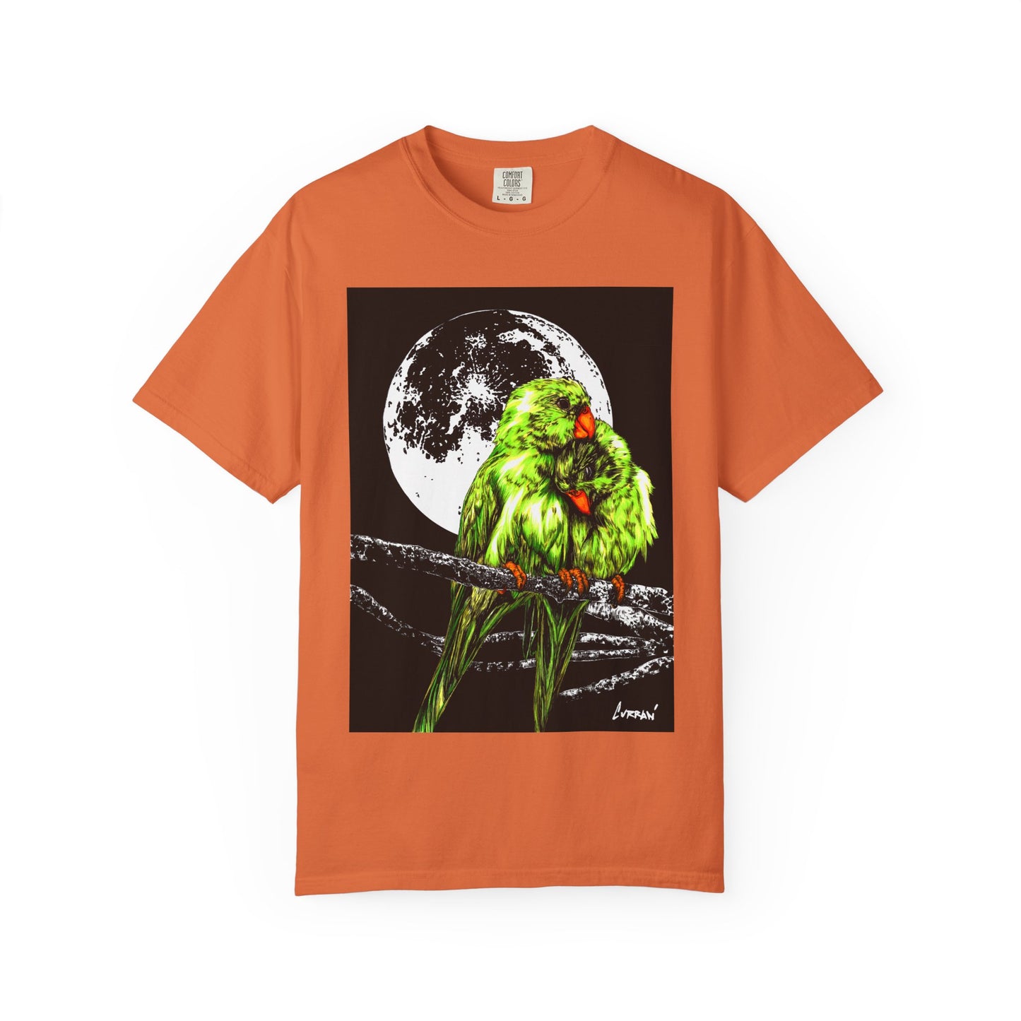 Parrots in the Moonlight Unisex T-shirt