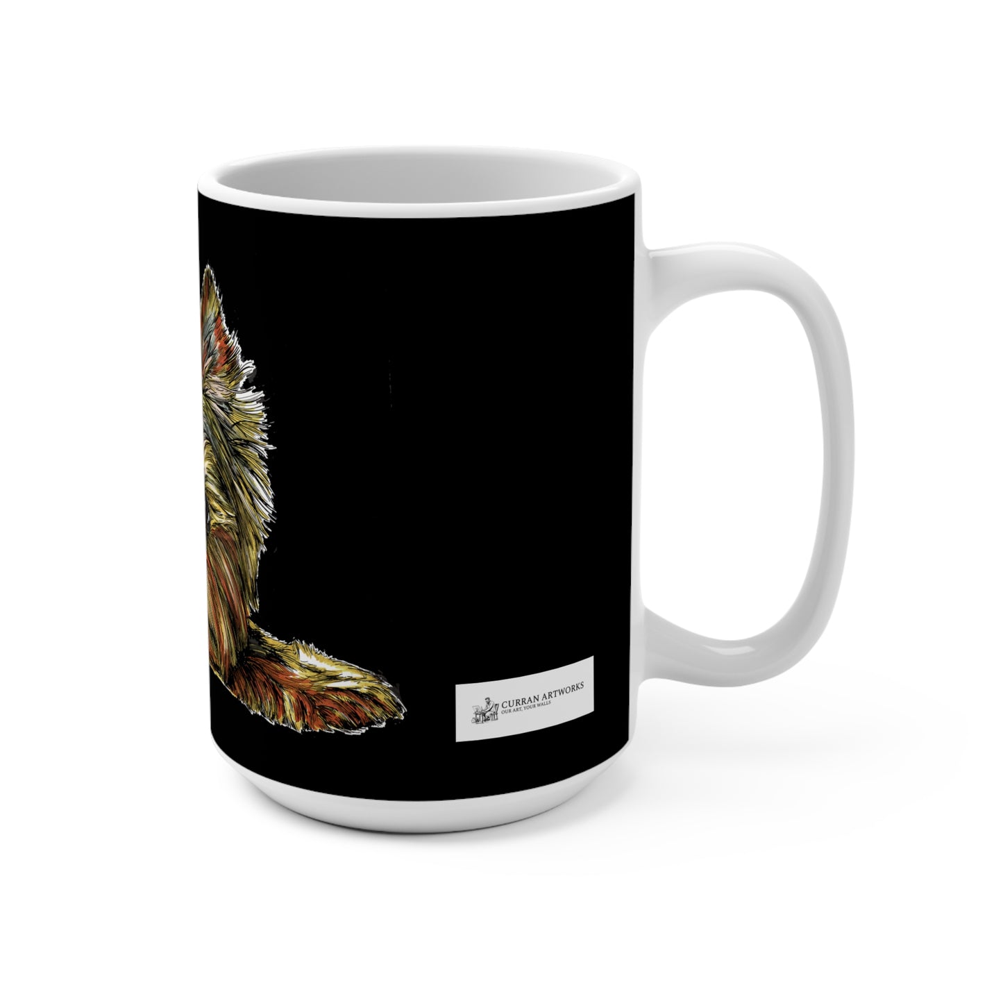 Yorkshire Terrier 15oz Mug | Cute Dog Lover Gift | Pet Portrait Coffee Cup