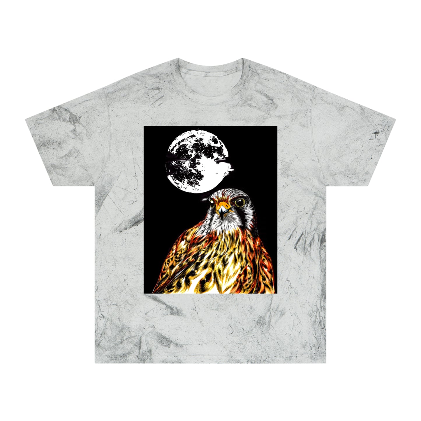 Unisex Color Blast Falcon T-Shirt Bohemian Nature Vibe