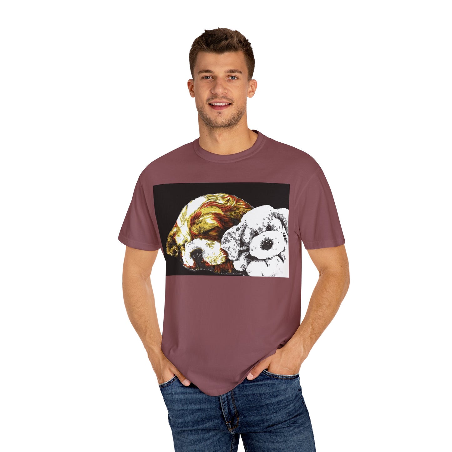 Cocker Spaniel T-shirt - Hand Drawn Art Design