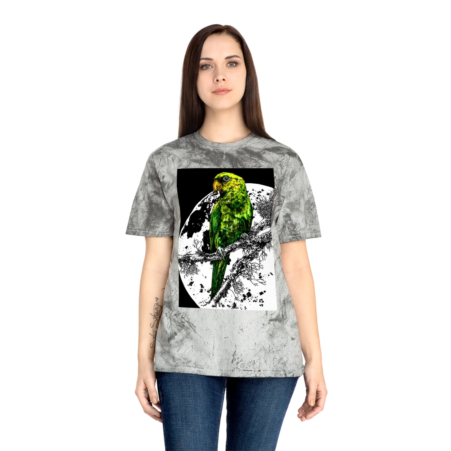 Parrot Color Blast Unisex T-Shirt - Vibrant Bird Art Tee