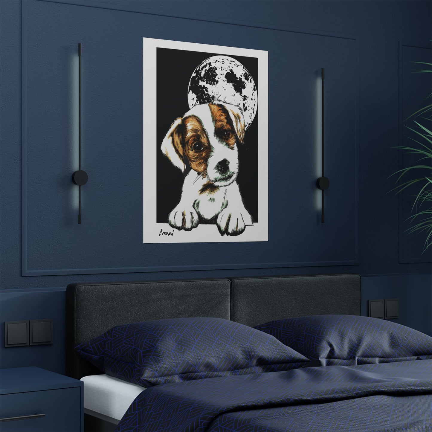 Adorable Beagle Satin Poster - Perfect for Animal Lovers