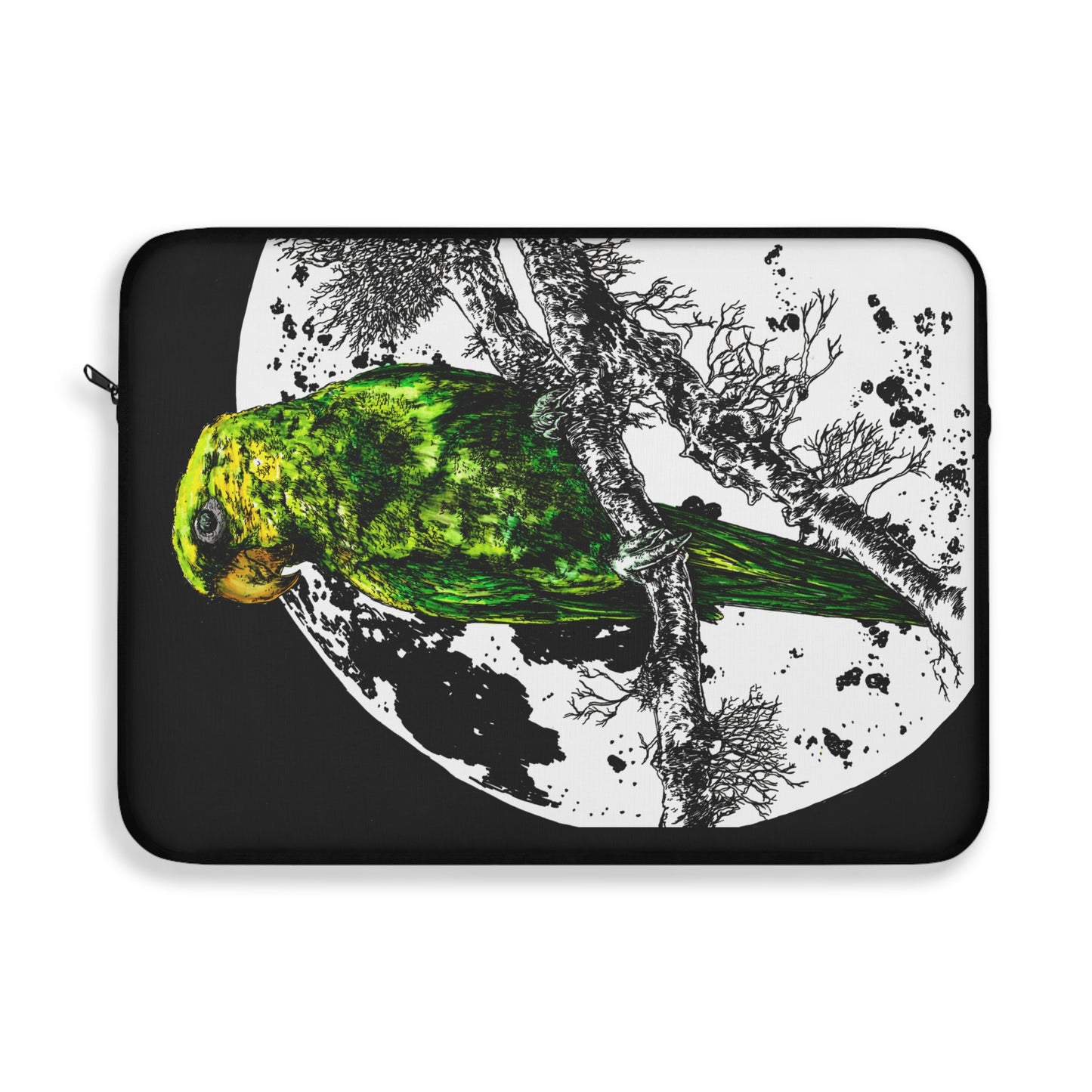 Parrot Laptop Sleeve - Eco-friendly, Bohemian Tech Accessory