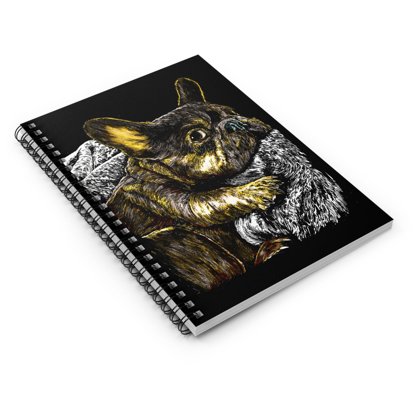 French Bulldog Spiral Notebook - Ruled Line