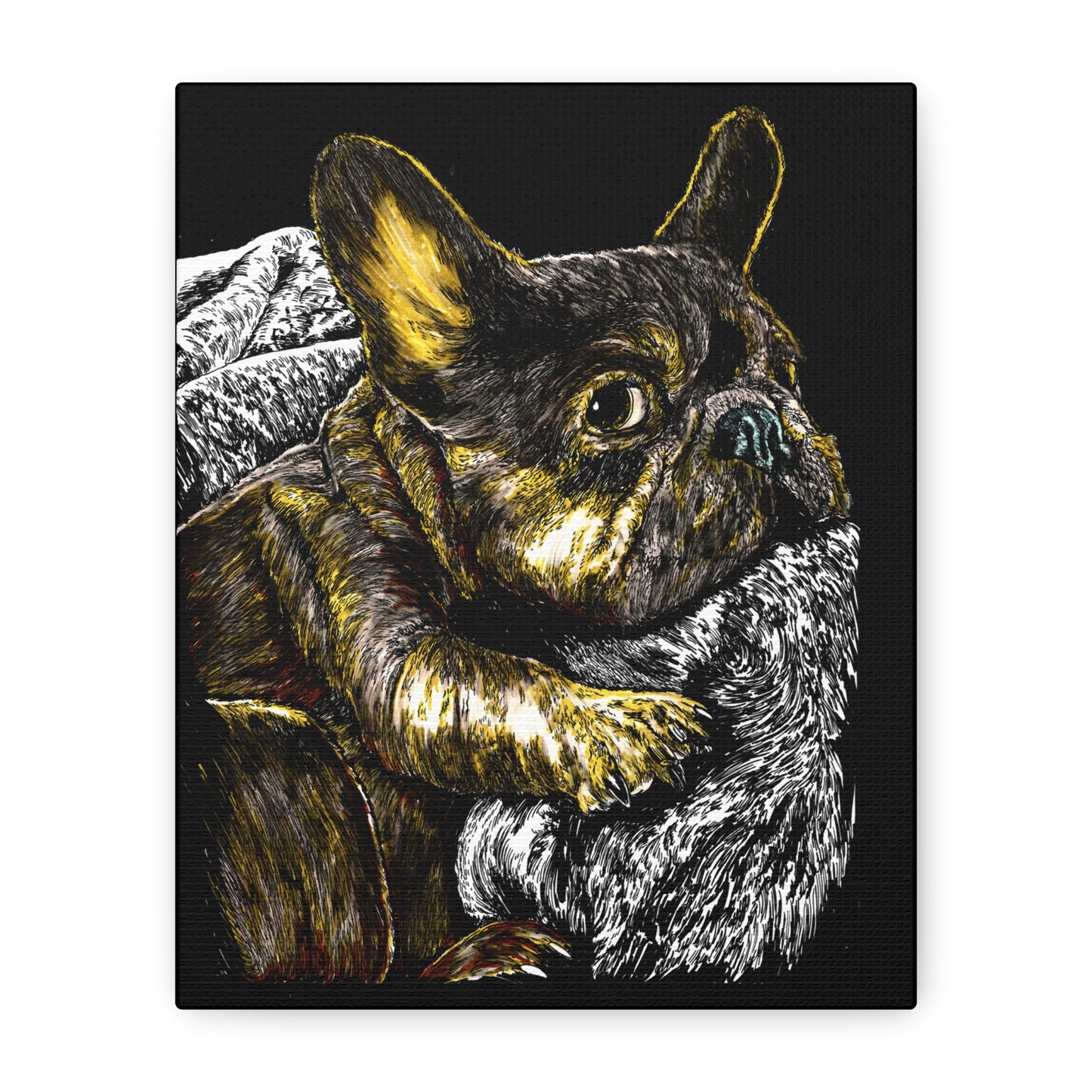 French Bulldog Canvas Wall Art Print of the Original,
