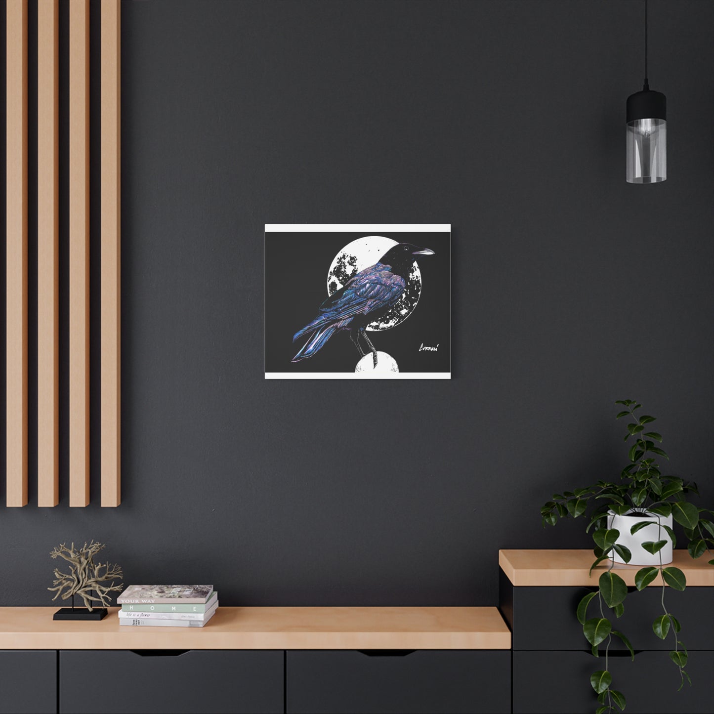 Crow Art – Original Hand-Drawn Unique, Detailed Illustration