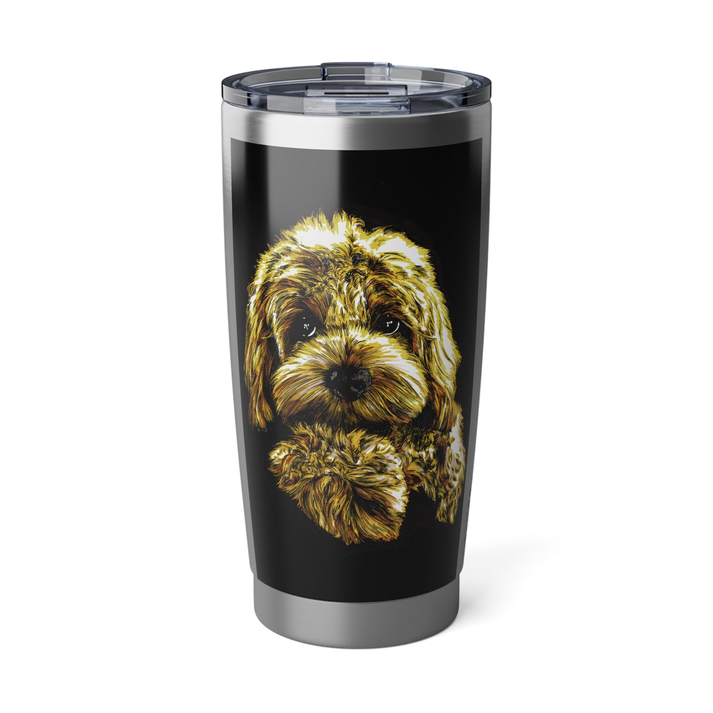 Goldendoodle 20oz Tumbler, Original Hand Drawn Wall Art