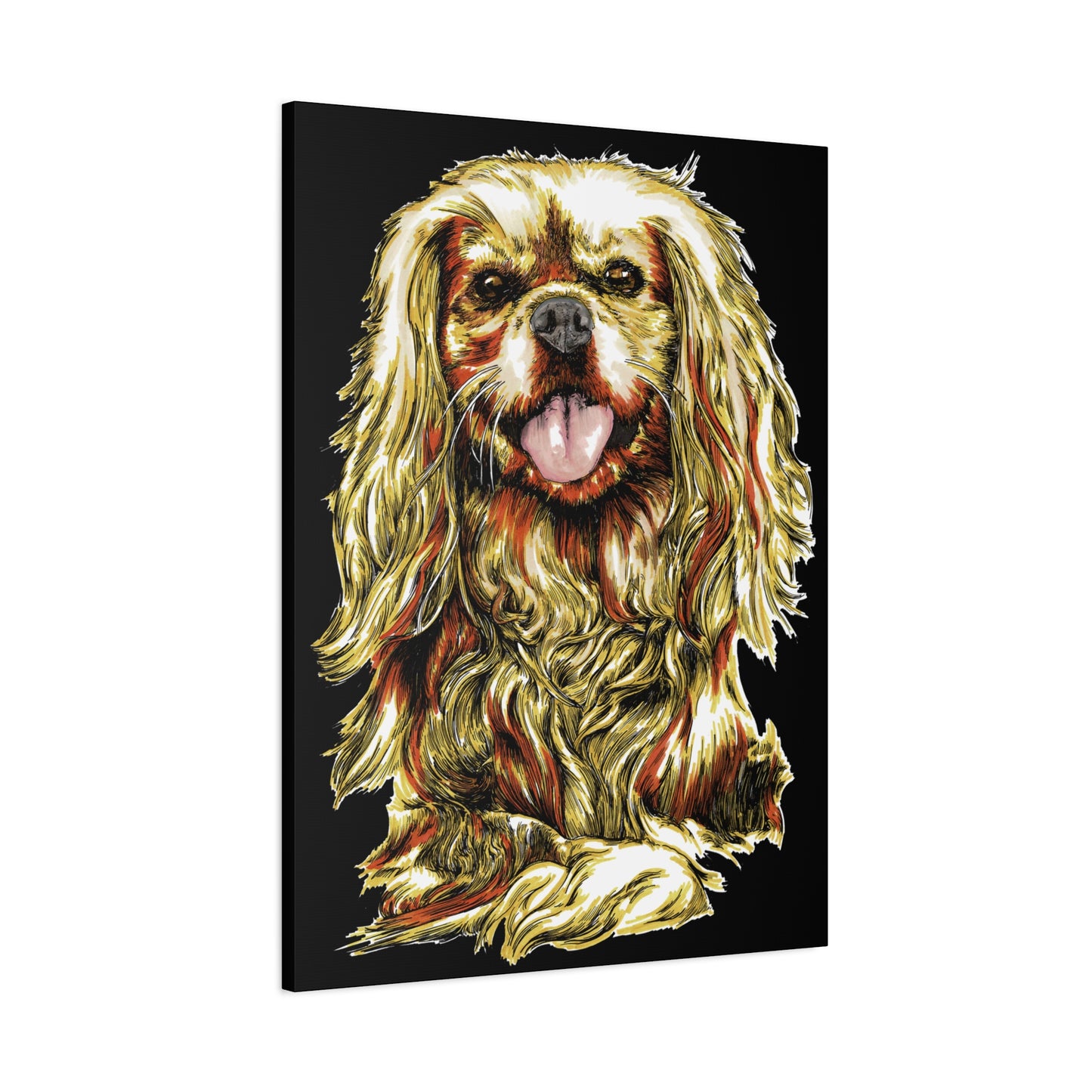 Cocker Spaniel Print, Hand-Drawn Dog Art
