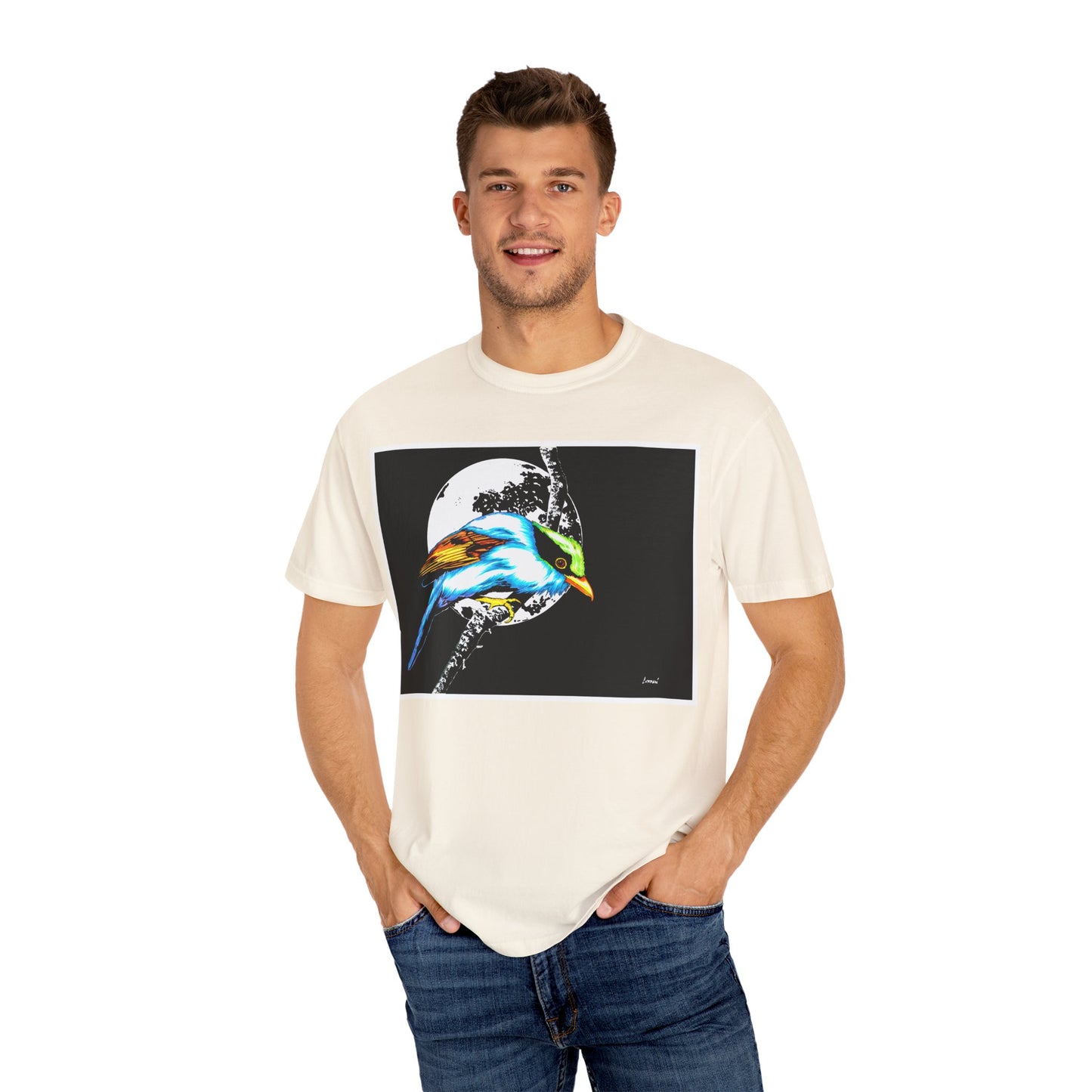 Colorful Bird Graphic Unisex T-Shirt - Nature Lover Apparel