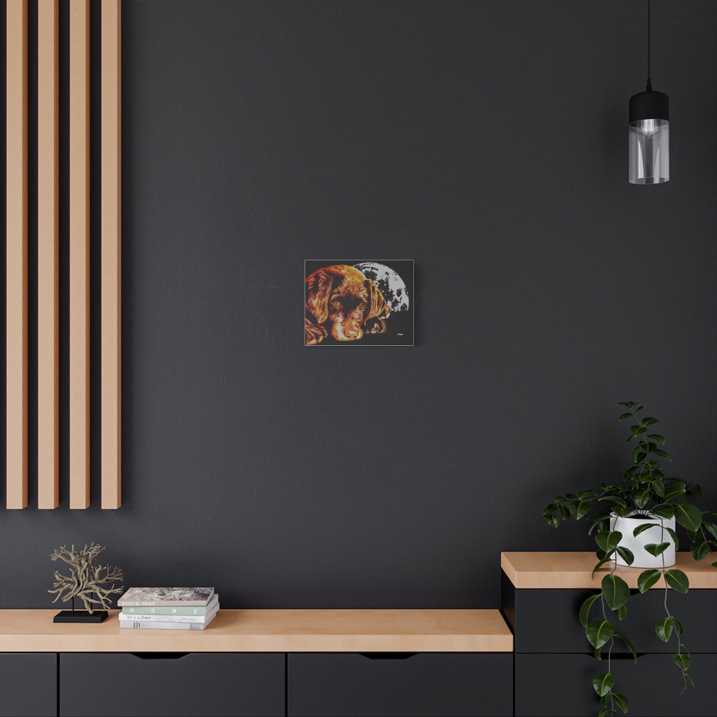Chocolate Lab Puppy Wall Art Print of the Original