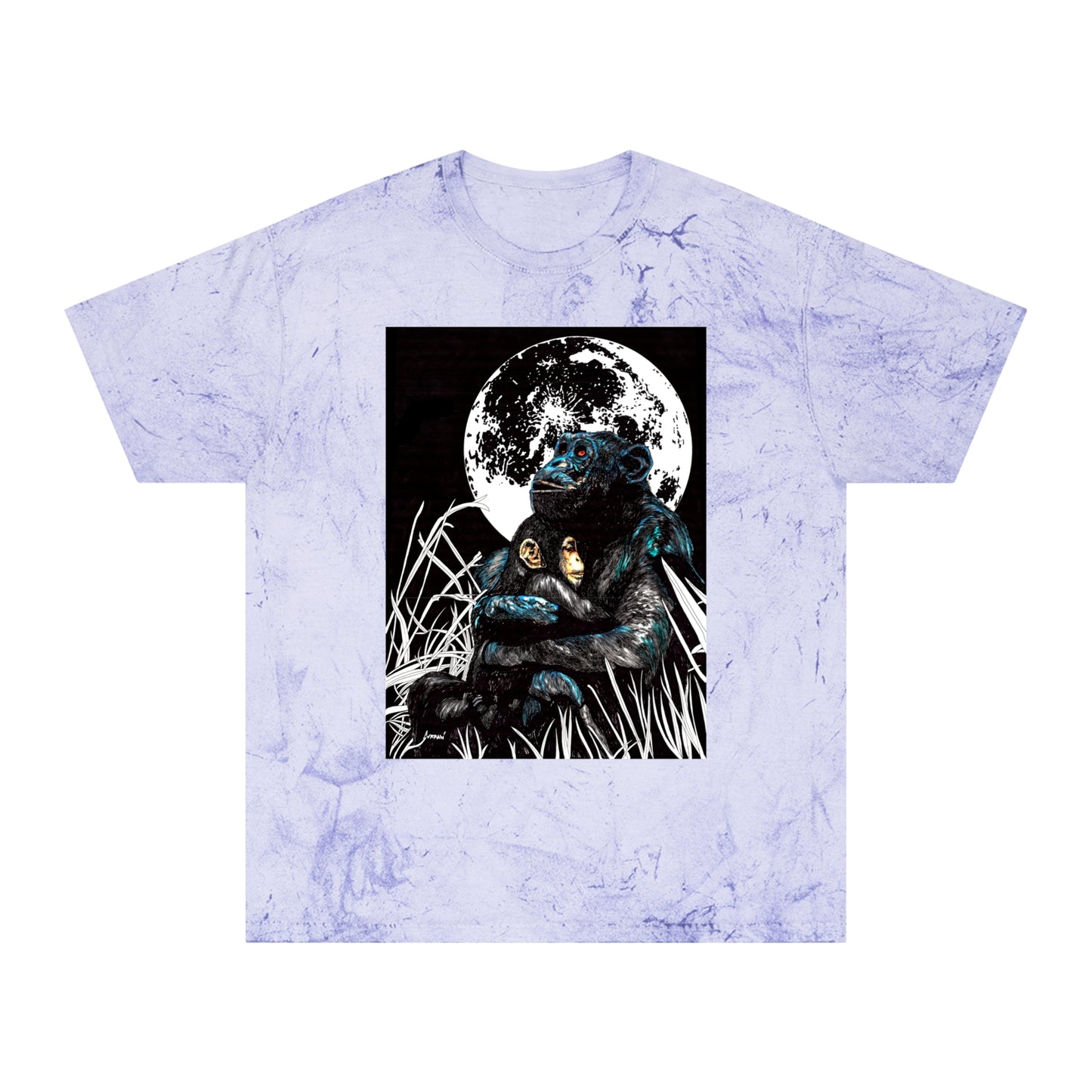 Gorilla and Child T Shirt Original Hand-Drawn Art