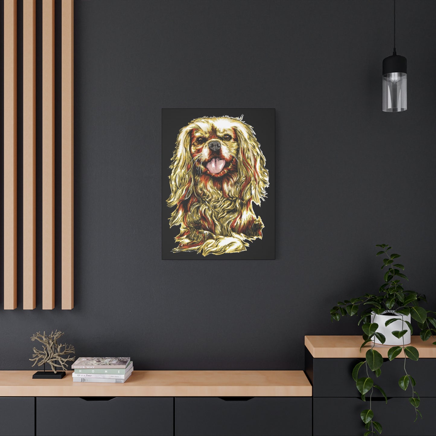 Cocker Spaniel Print, Hand-Drawn Dog Art