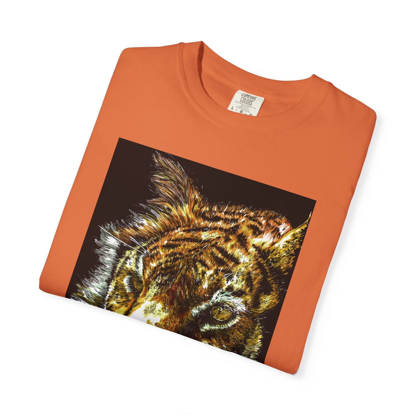 Unisex Tiger Art T-Shirt - Vibrant Animal Print - Nature Lover's Apparel