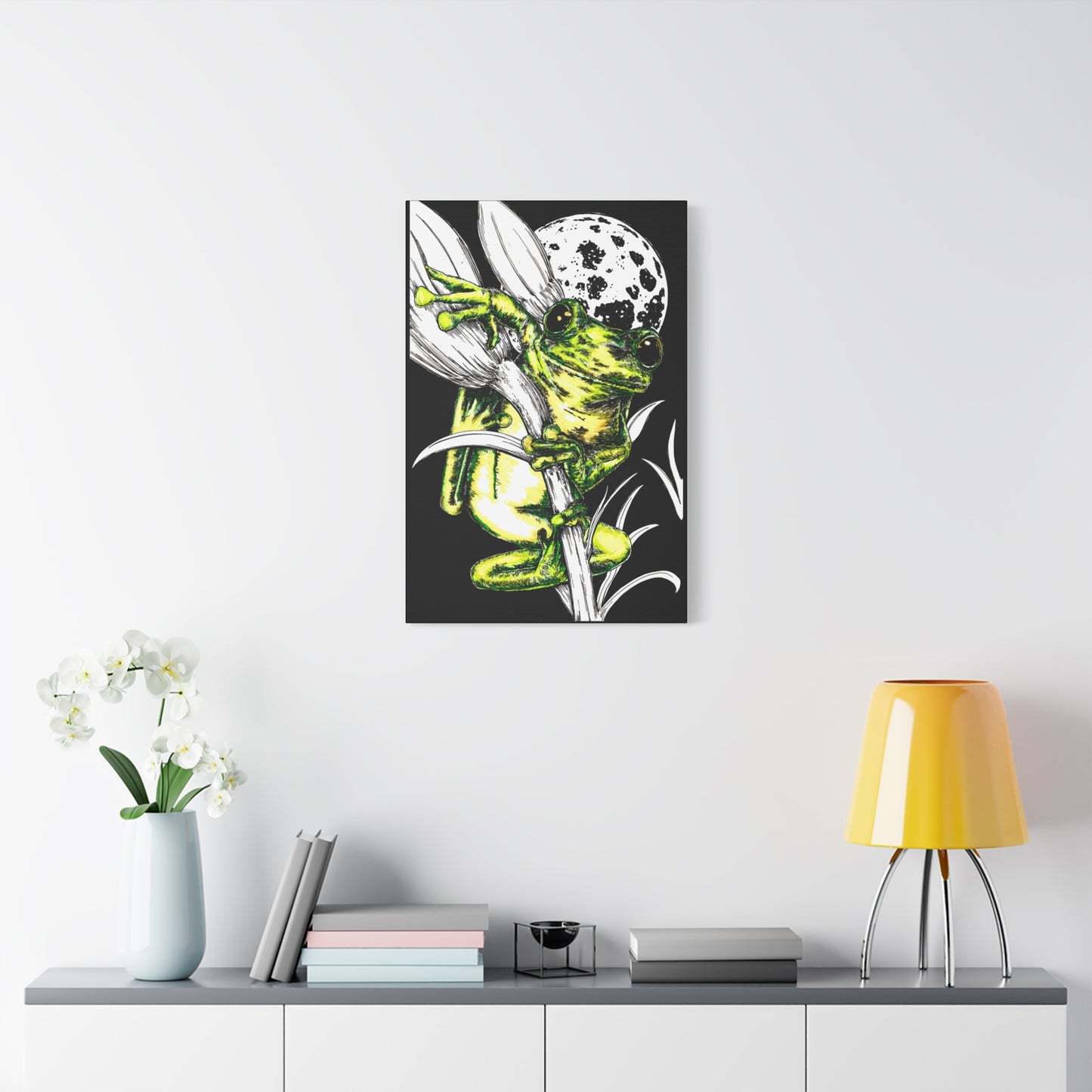 Frog 1 Wall Art Print of the Original, hand drawn wall art