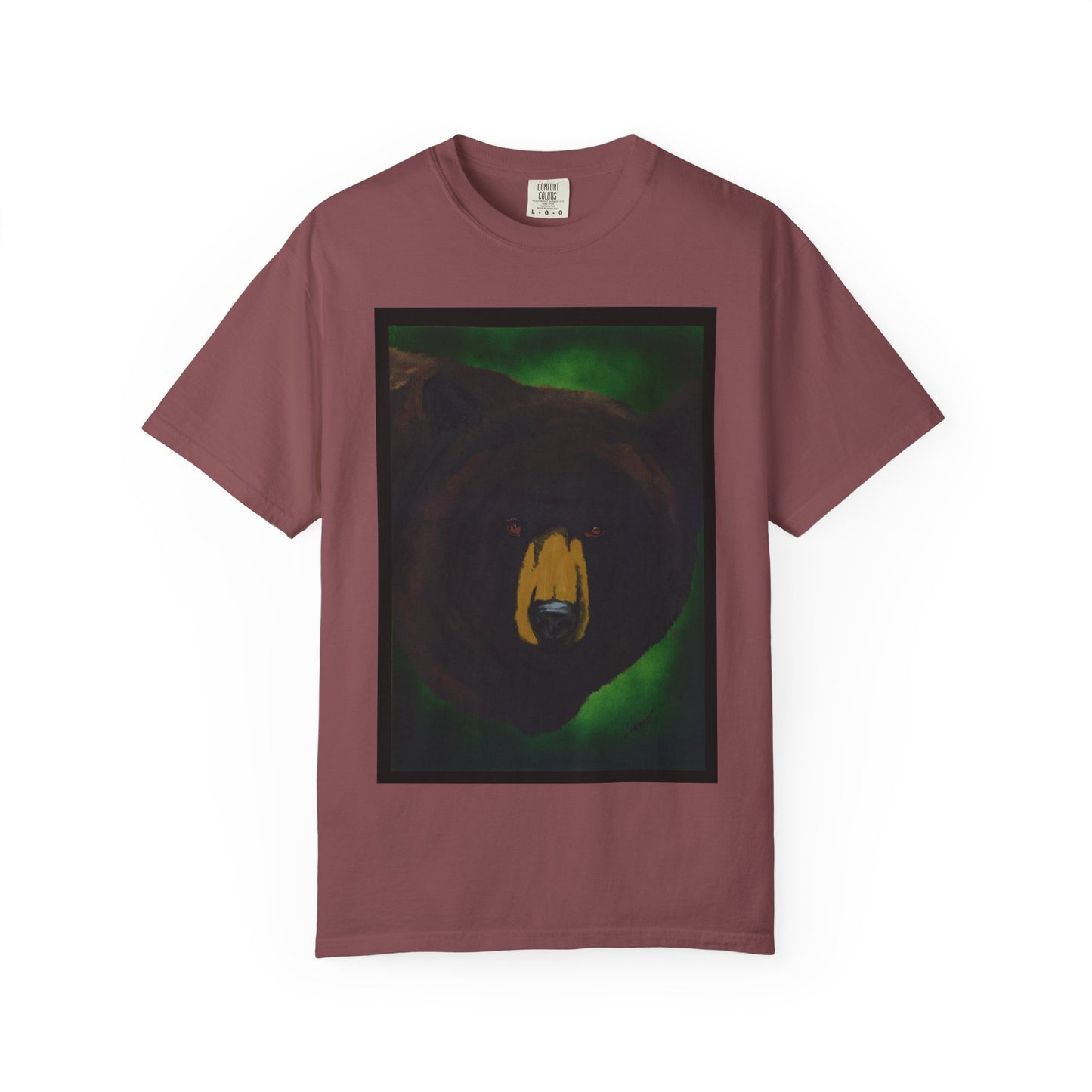 Brown Bear Unisex Garment-Dyed T-Shirt - Nature Apparel