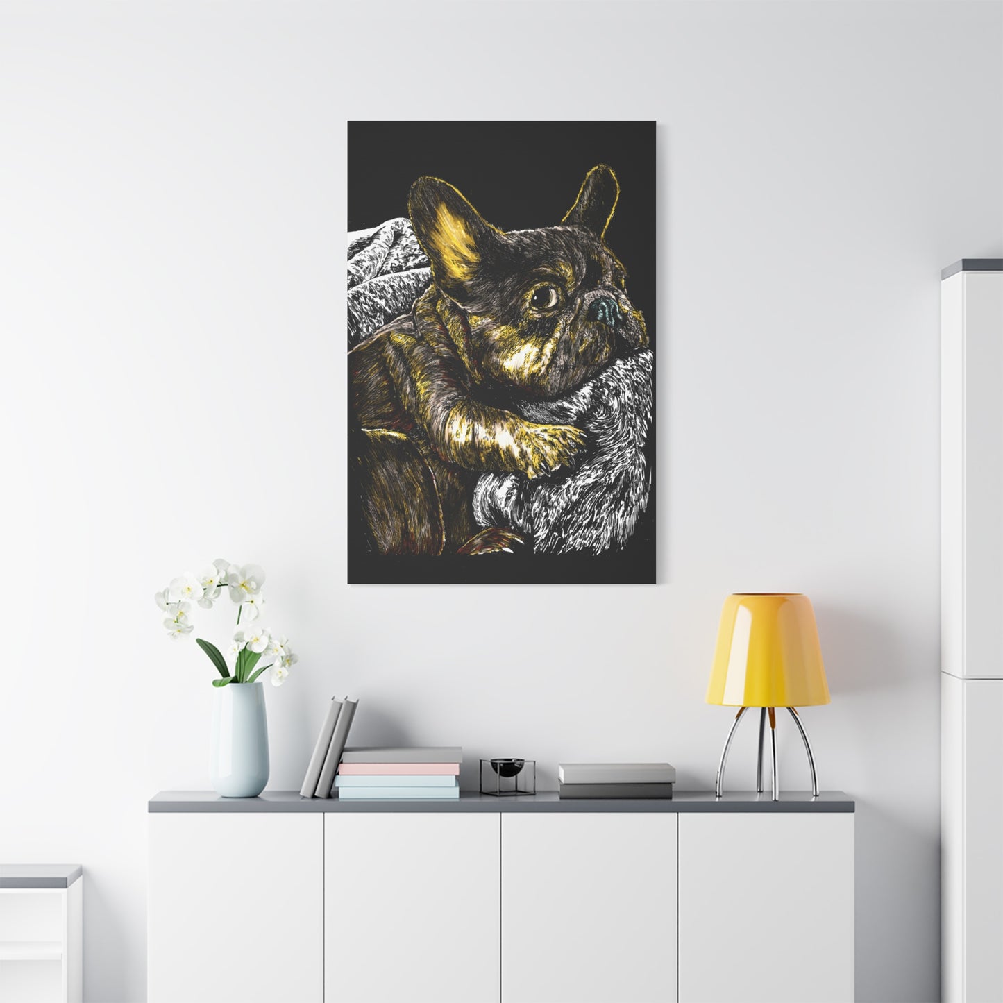 French Bulldog Canvas Wall Art Print of the Original,
