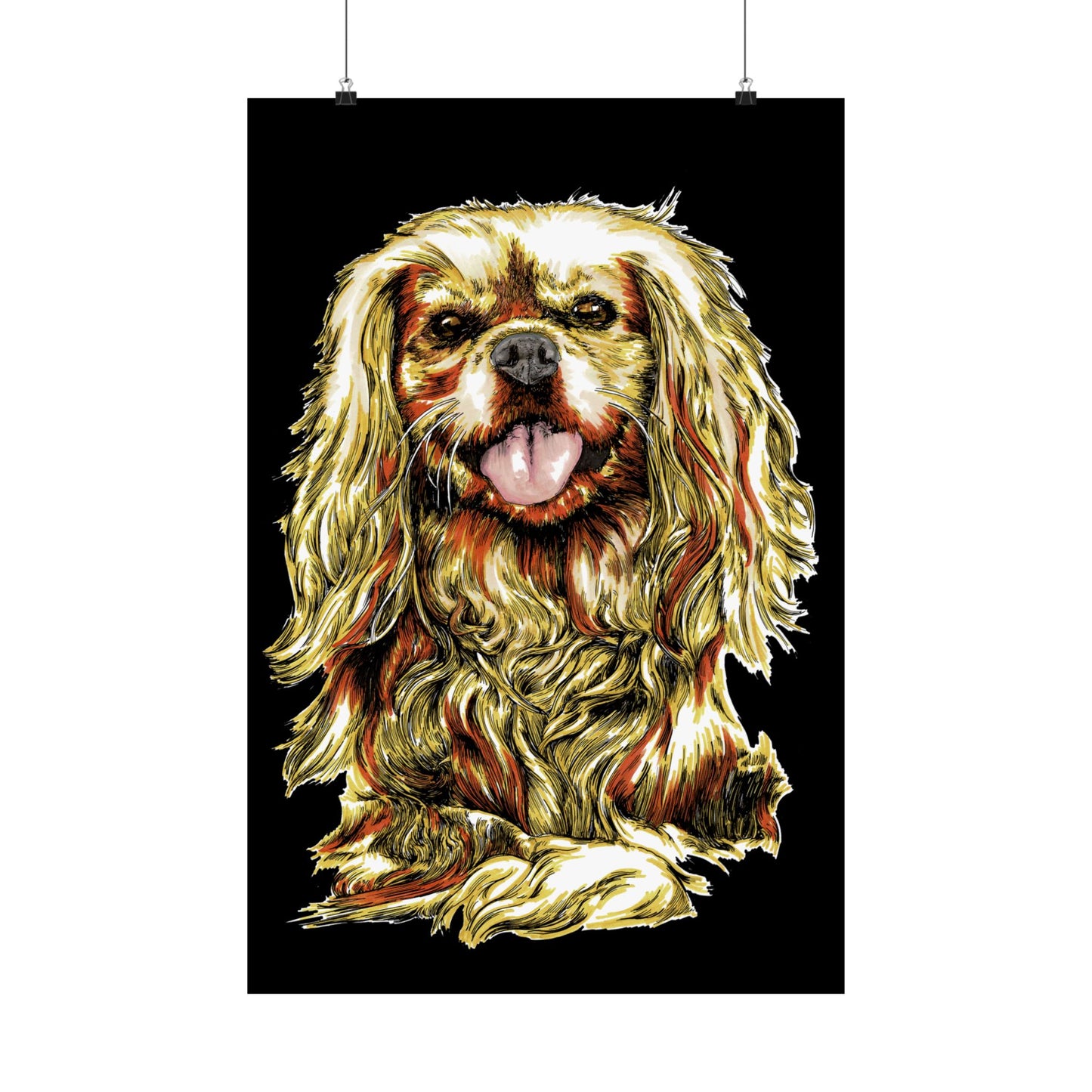 Cocker Spaniel Satin Poster - Art Print