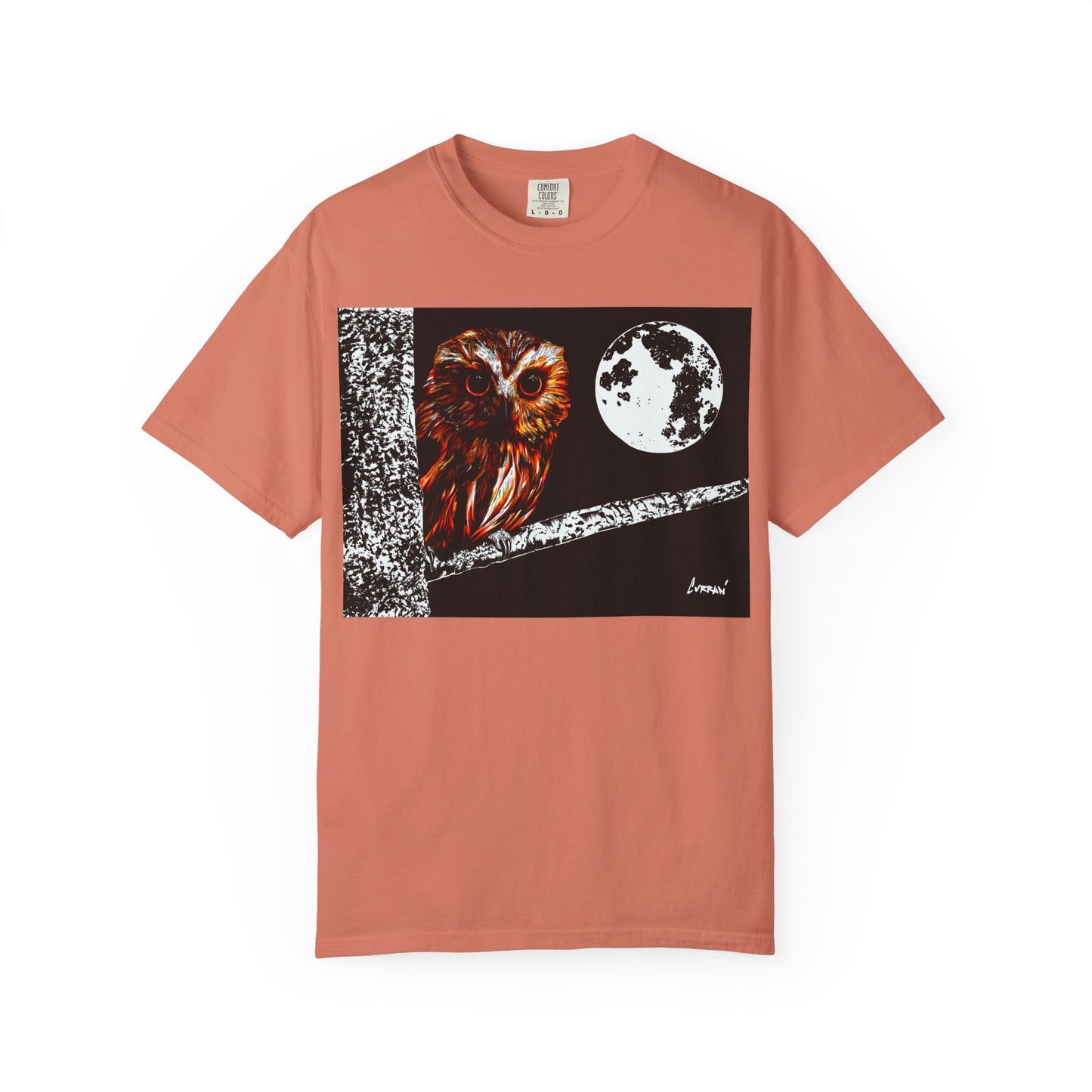 Moonlit Owl Unisex T-Shirt - Nature-Inspired Graphic Tee