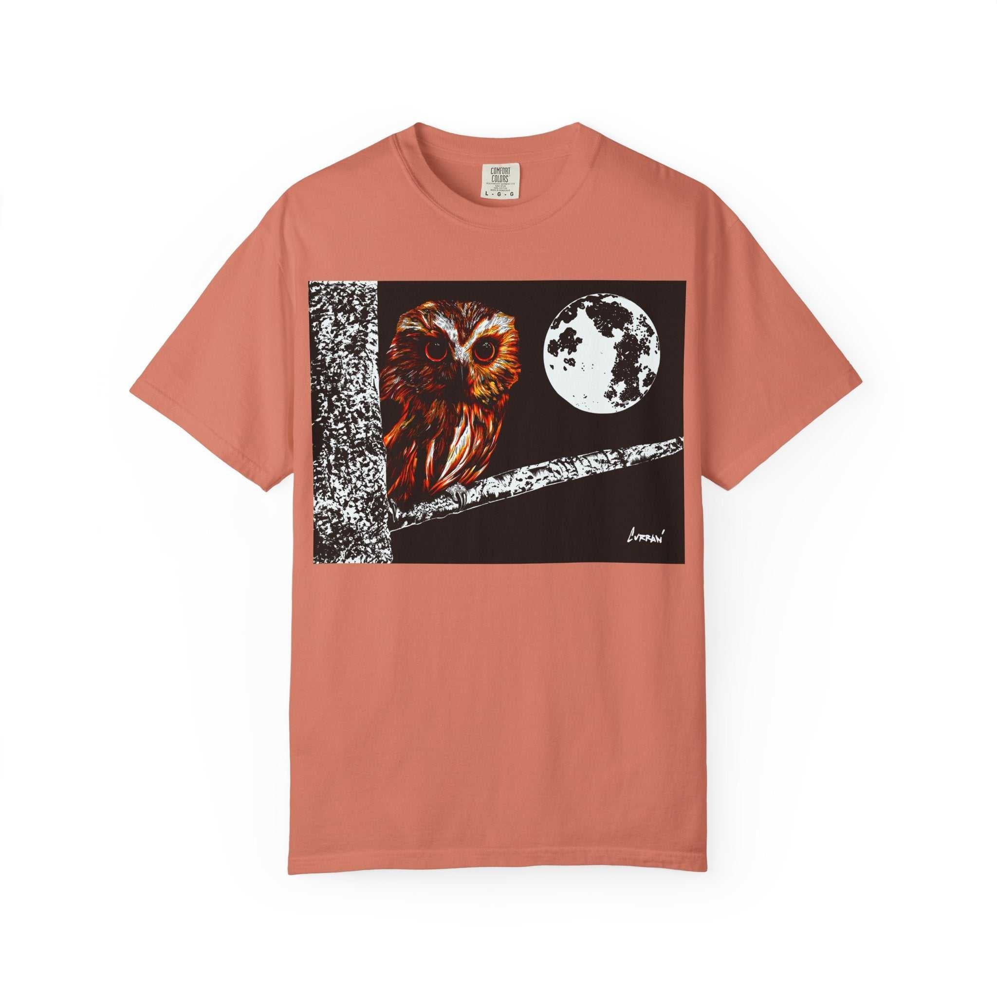 Moonlit Owl Unisex T-Shirt - Nature-Inspired Graphic Tee