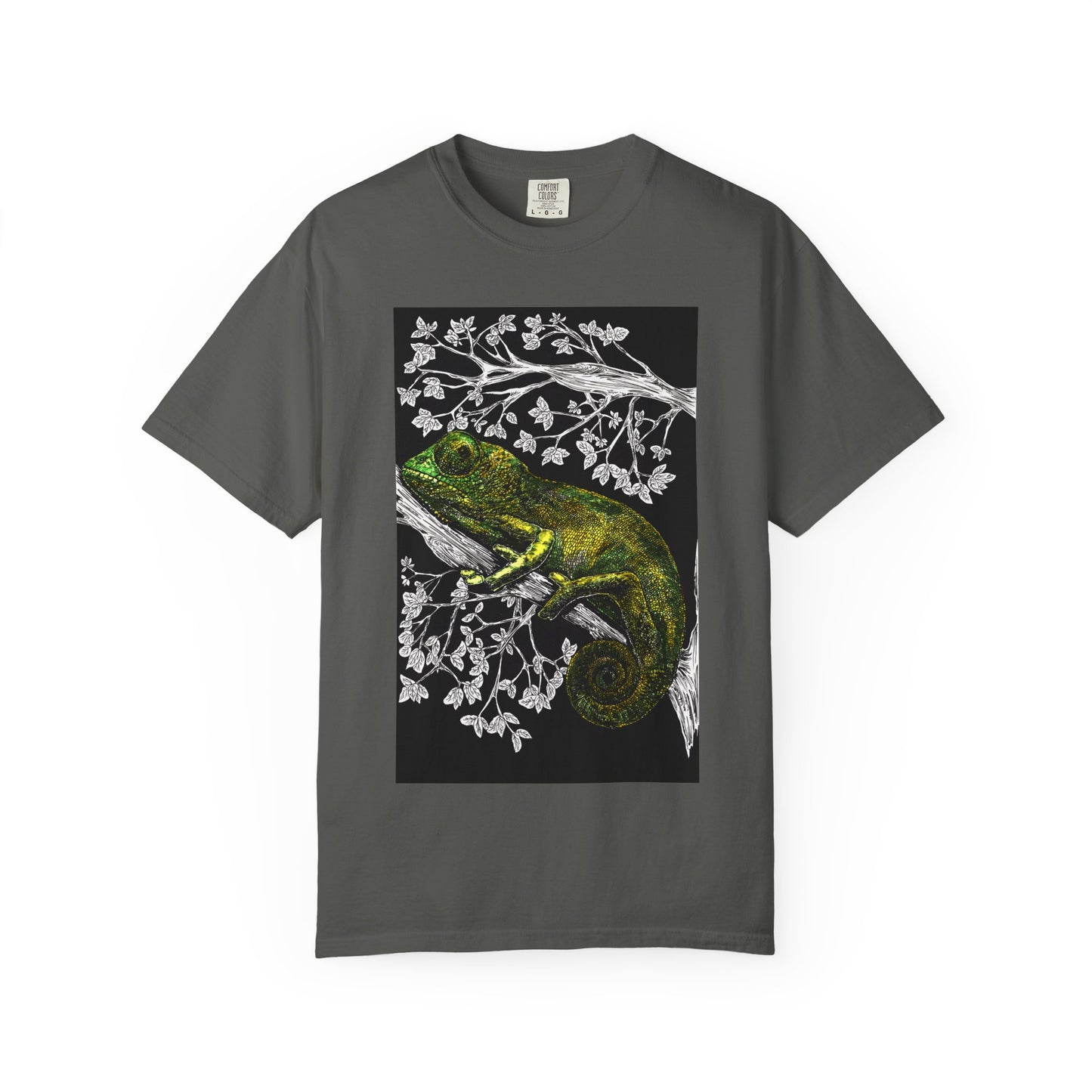 Chameleon Art Unisex Garment-Dyed T-Shirt - Nature Lover's