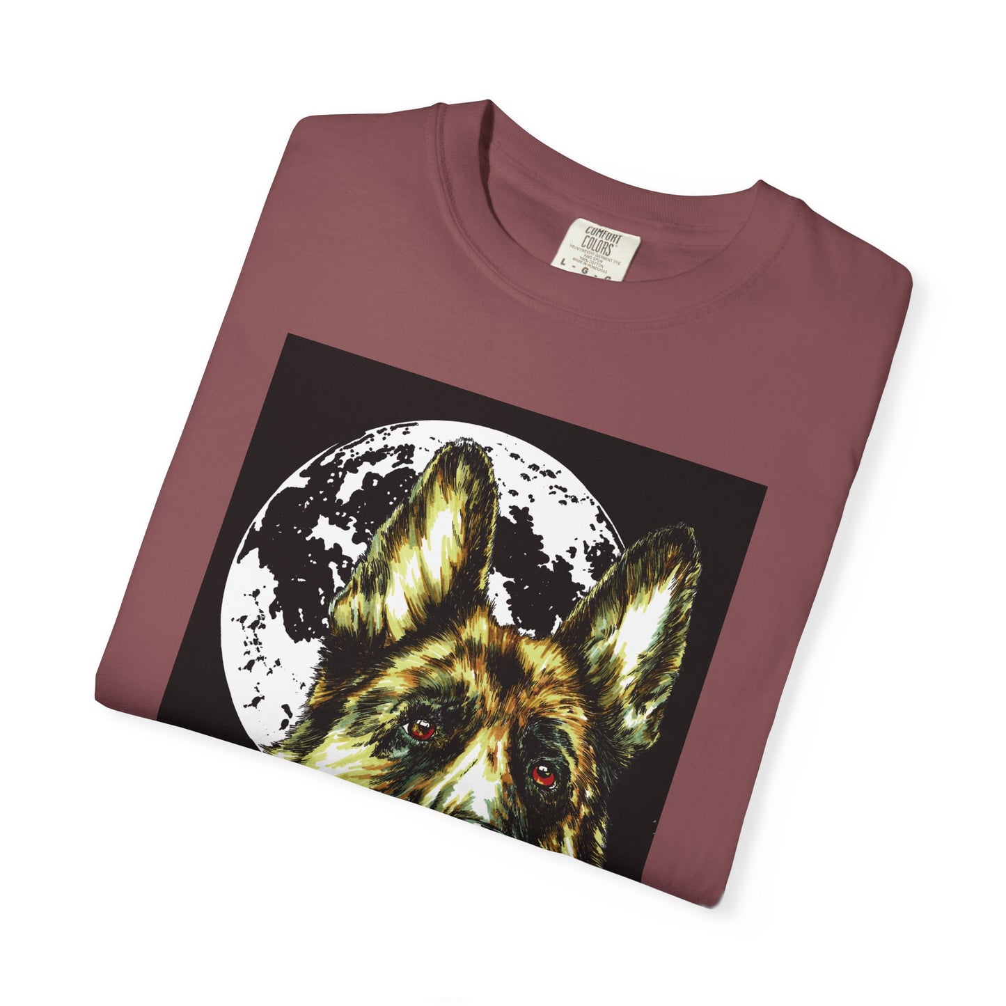 German Shepherd Hand Painted Unisex T-shirt