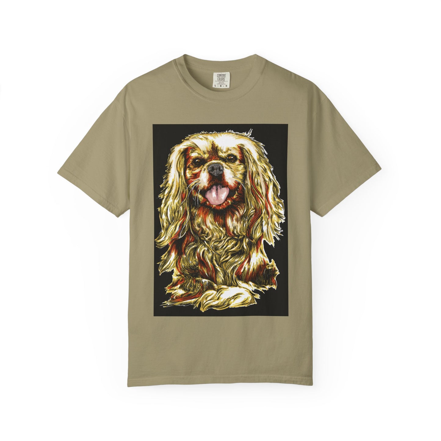 Cocker Spaniel Unisex Tee featuring Hand Drawn Art